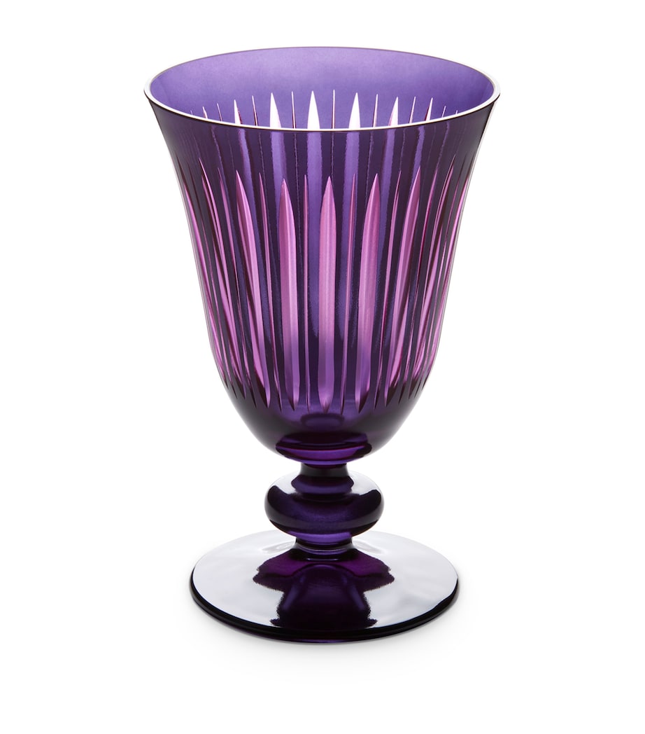 L'Objet Prism Wine Glasses (Set of 4) Purple Image 1