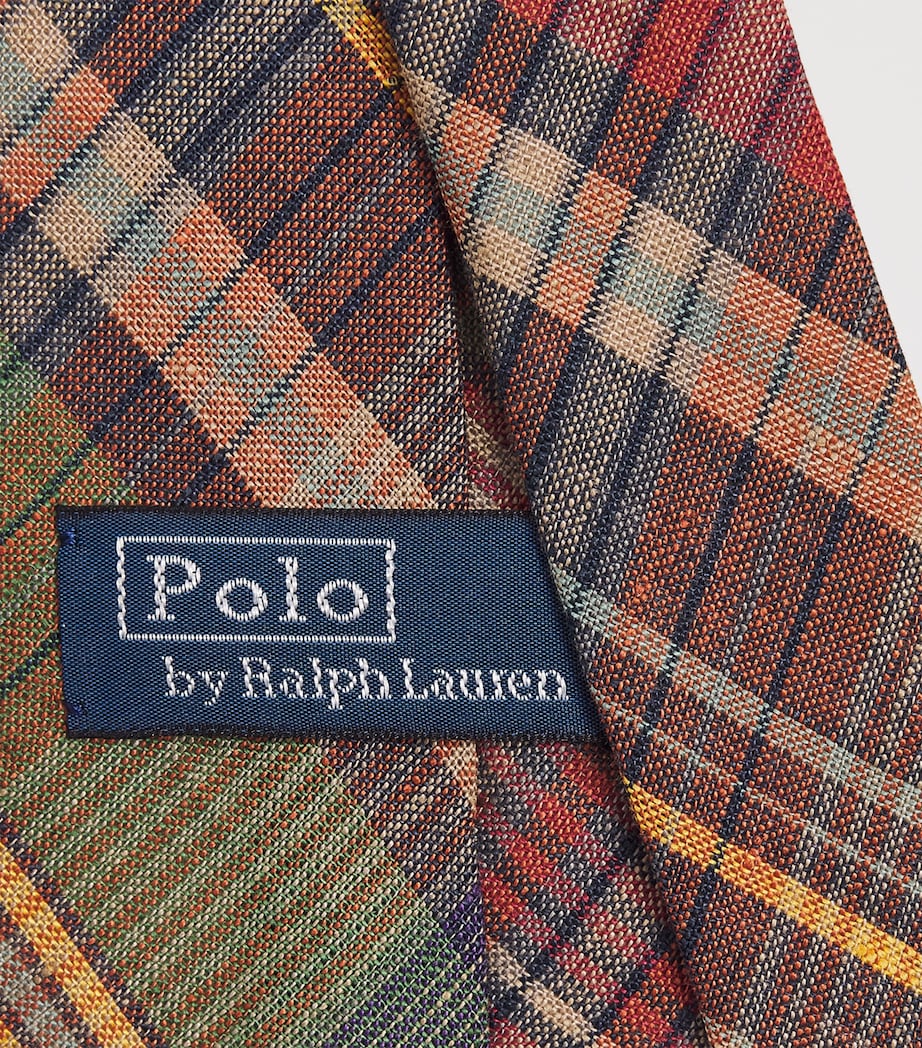 Polo Ralph Lauren Linen Tartan Tie Image 3