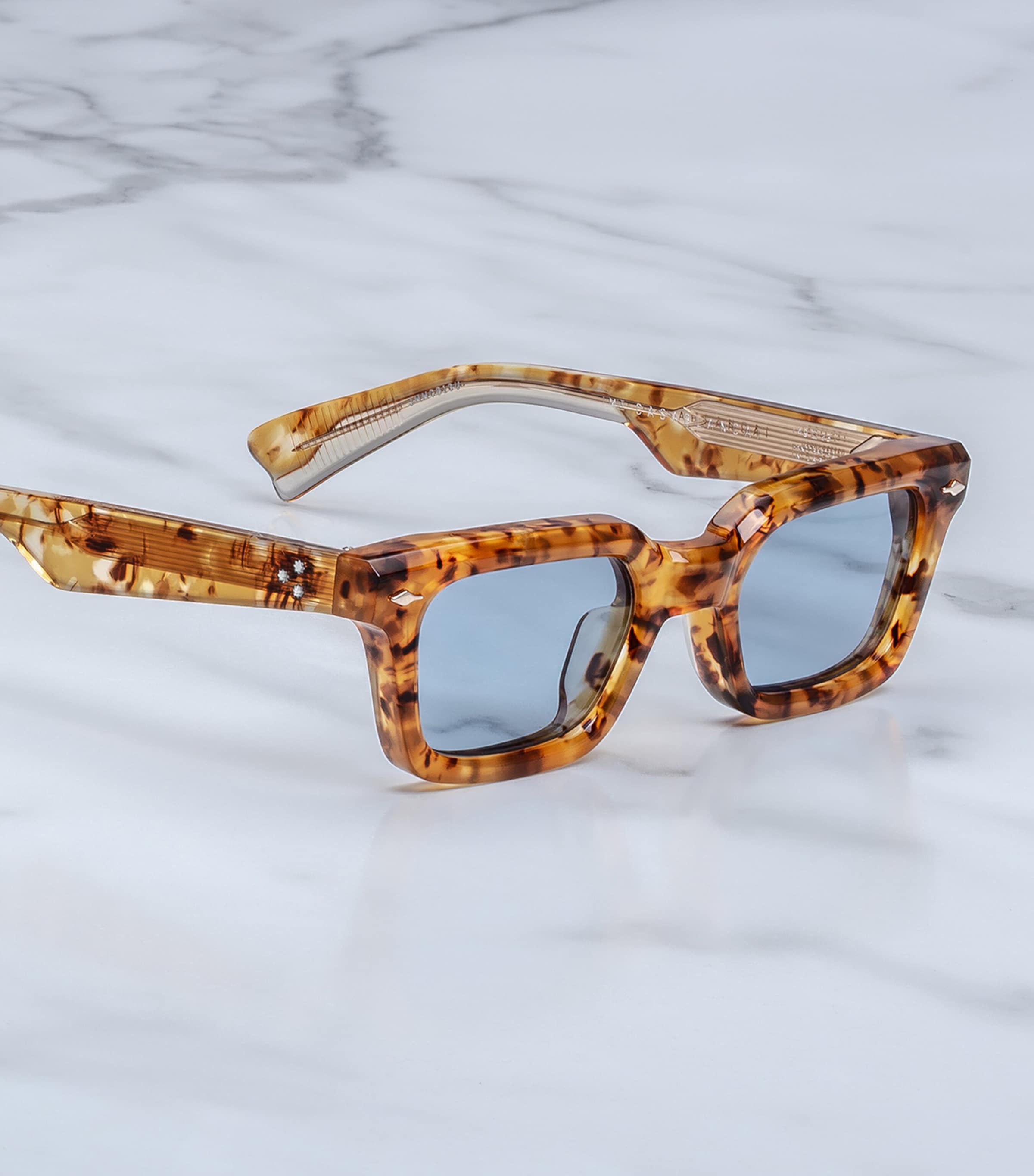 Jacques Marie Mage Silver Acetate Casablanca Sunglasses | Harrods US
