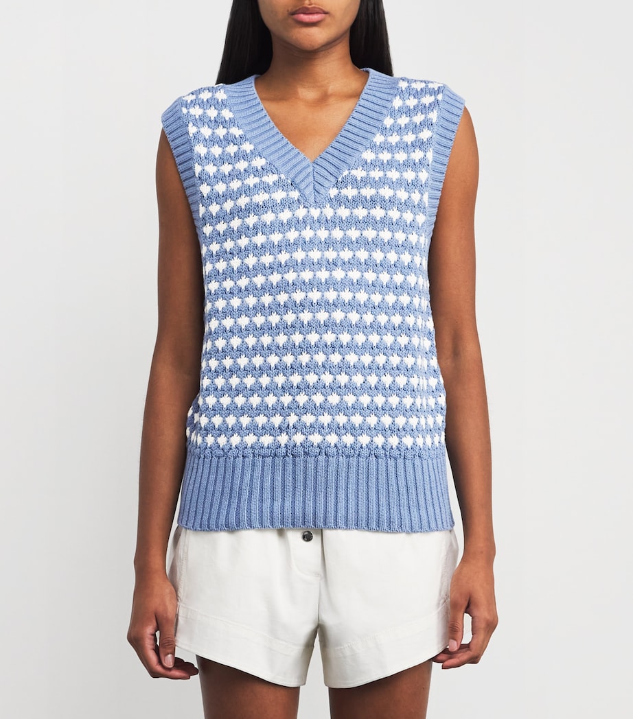 Antonella Sweater Vest INFINITY BLUE Image 3