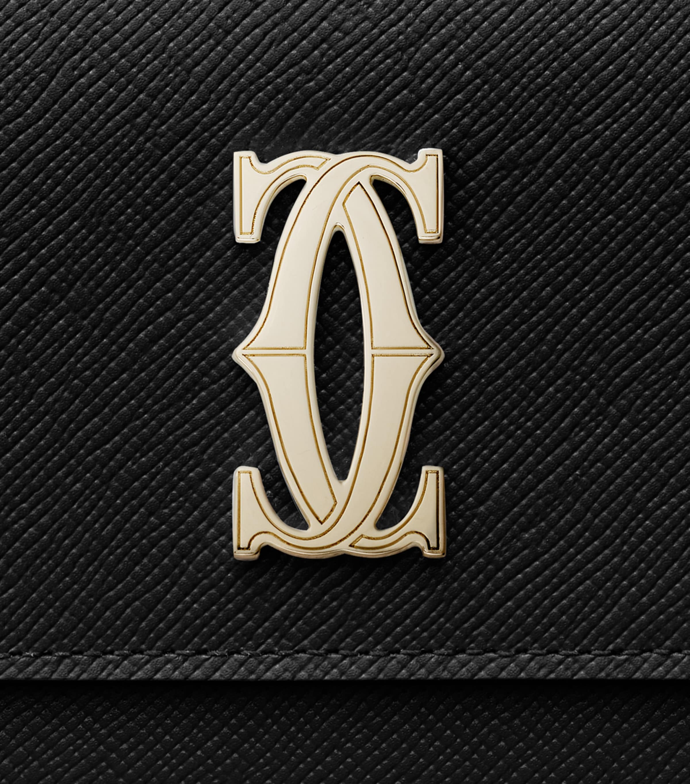 Cartier Leather C de Cartier International Wallet Black Image 4