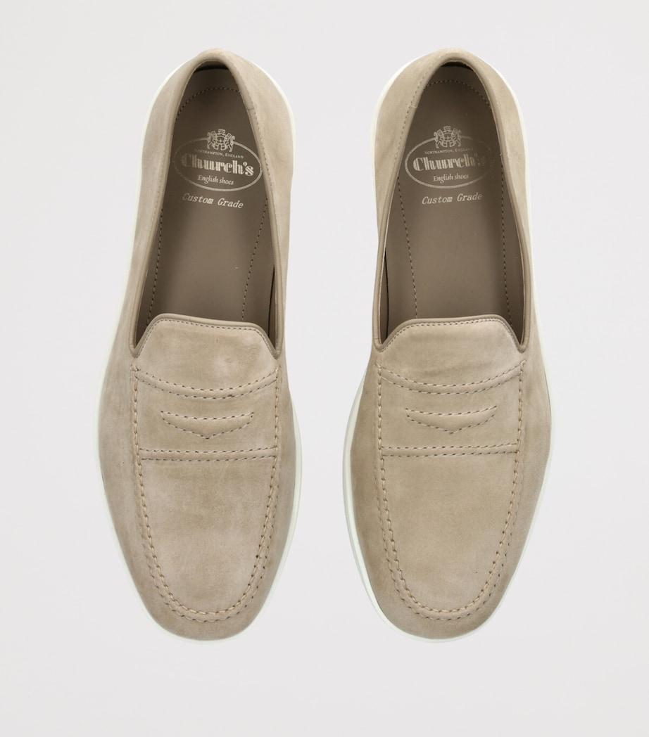 Church's Suede Peebles Slip-On Sneakers Beige Image 3