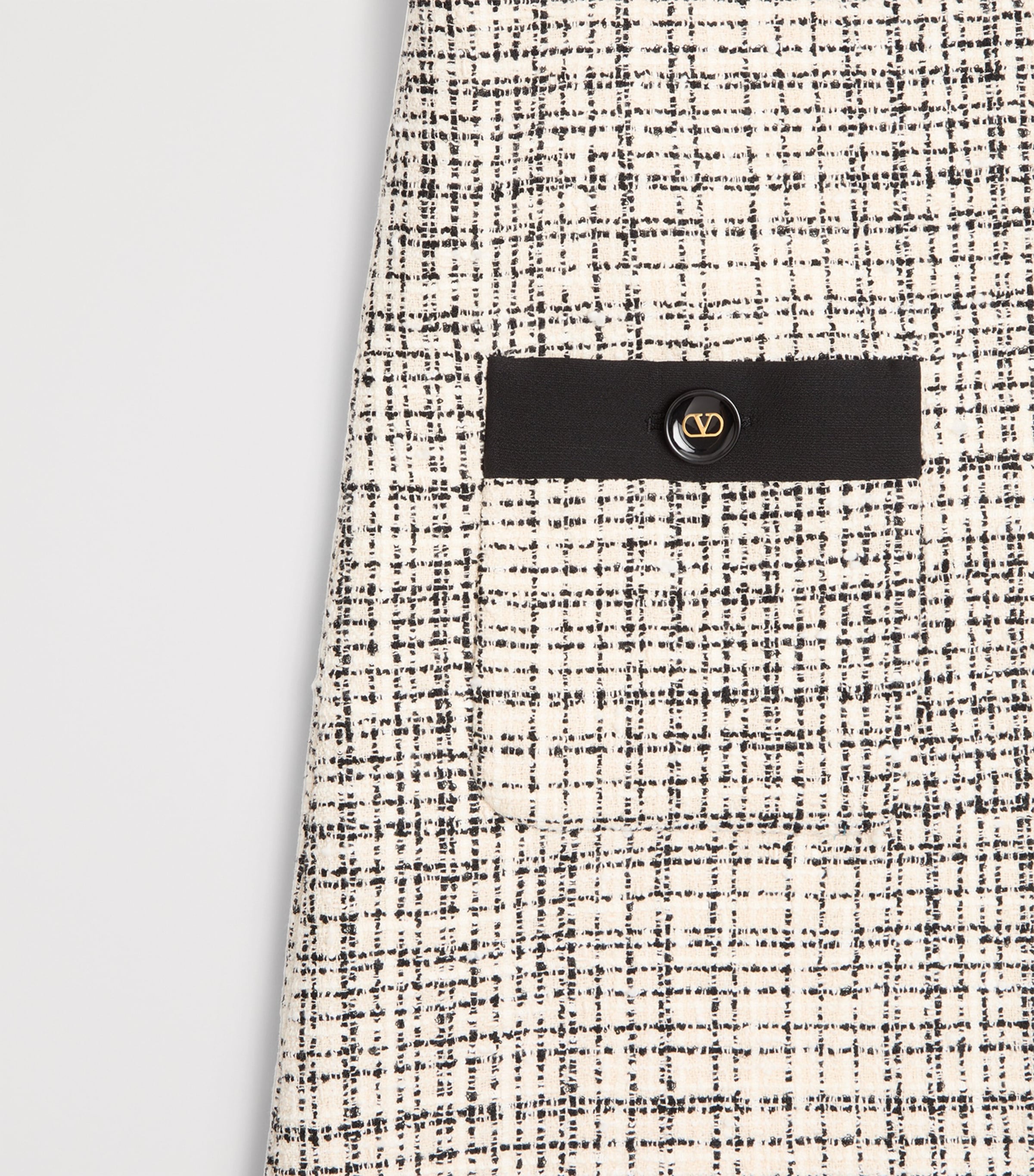 Valentino Womens Tweed Mini Dress Image 7