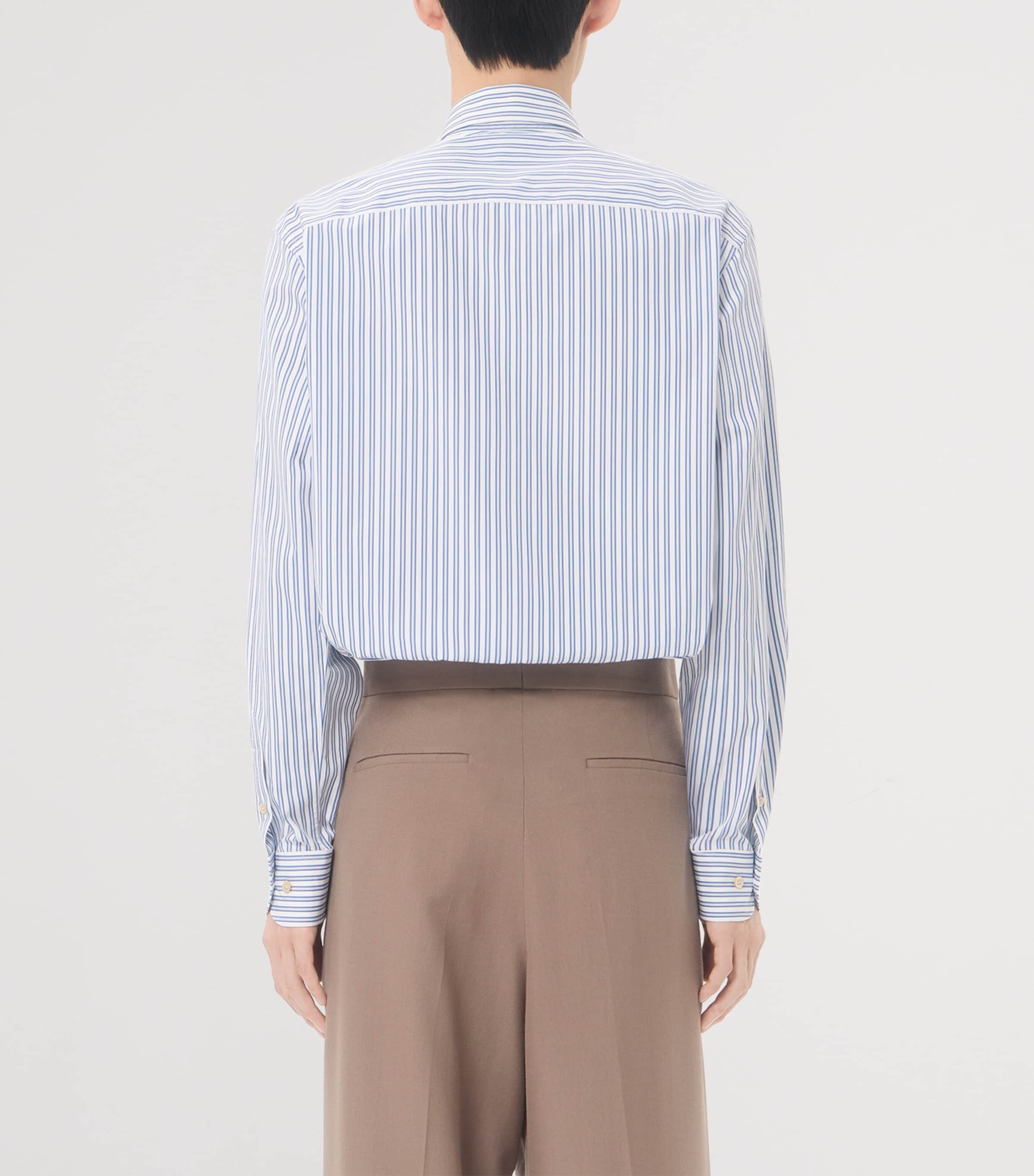 Valentino Mens Cotton Stripe Shirt Image 5