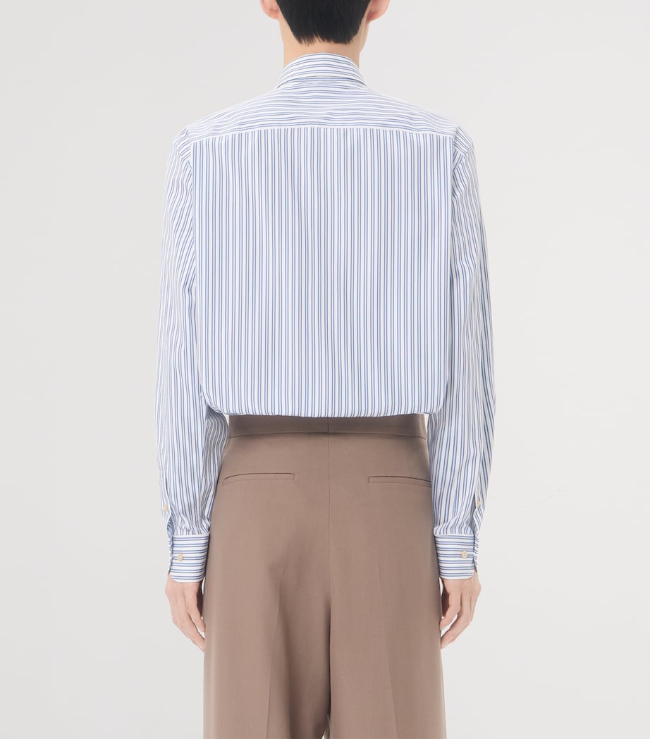 Valentino Mens Cotton Stripe Shirt Image 5