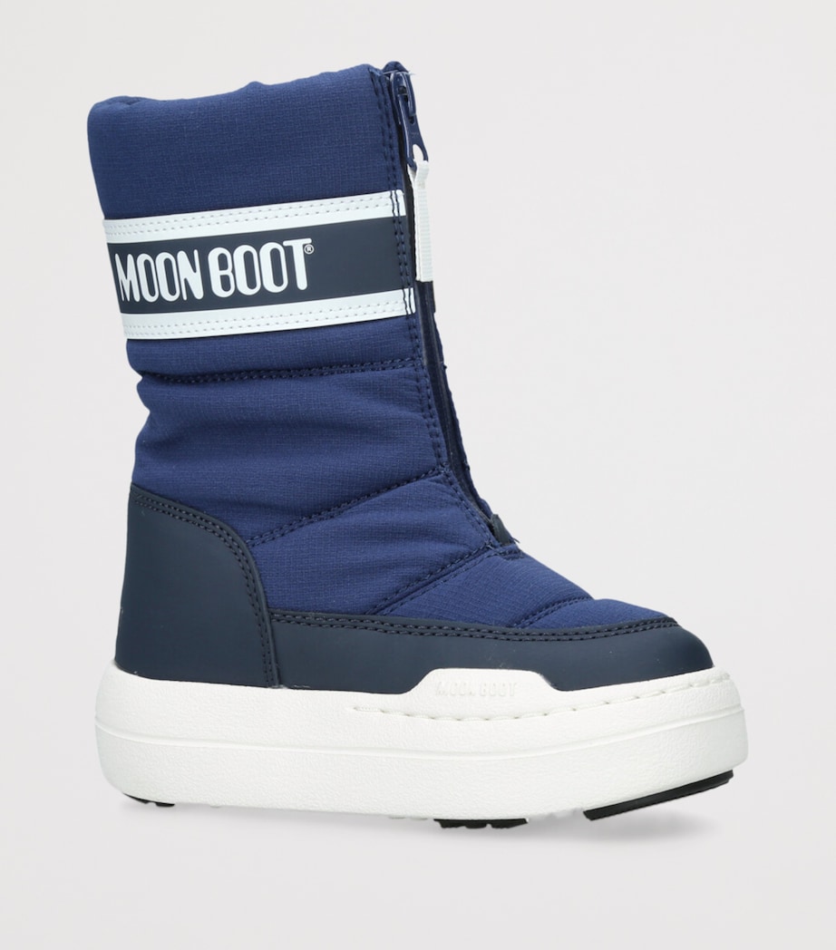 Park Zip High Boots BLUE Image 3