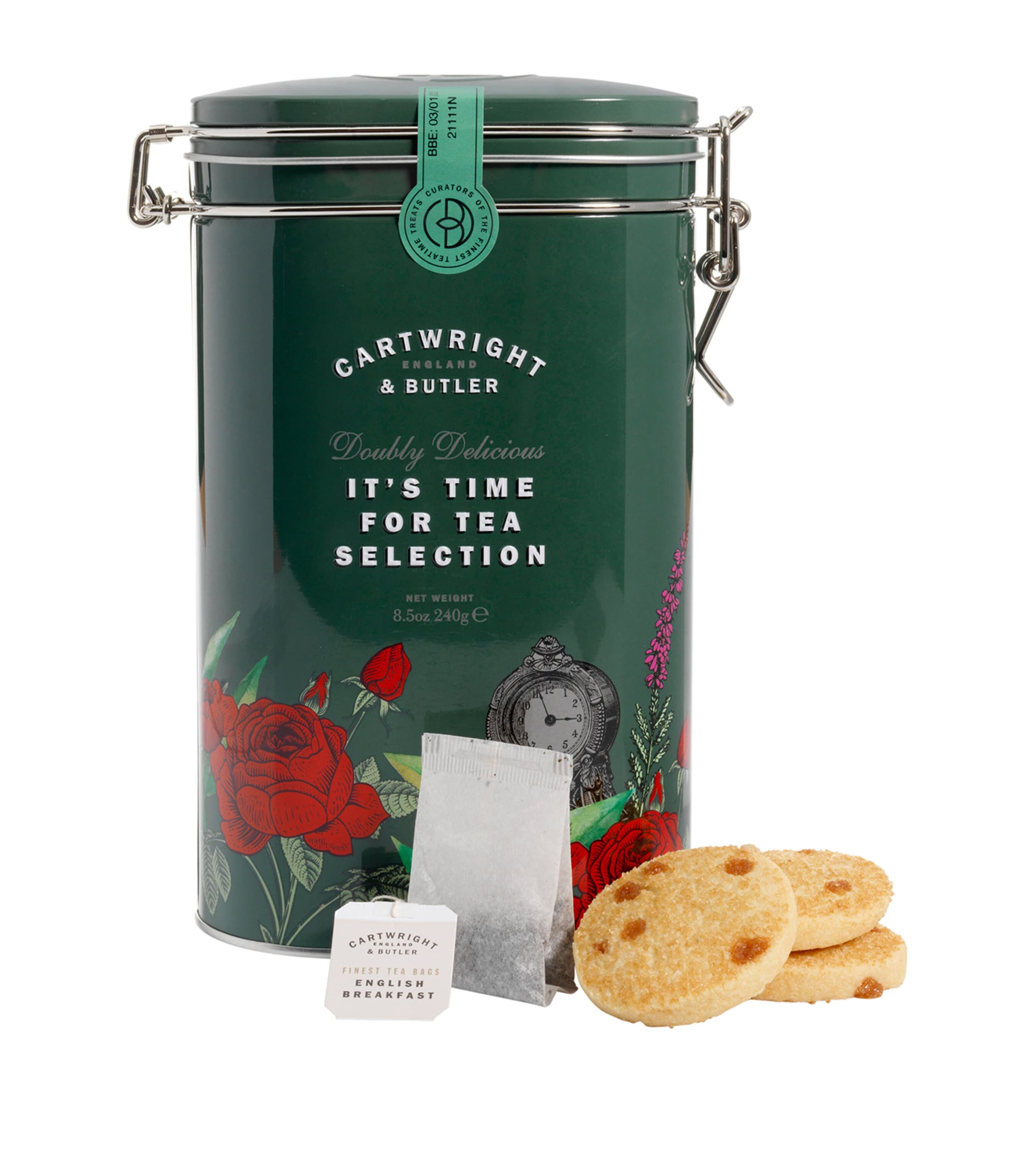 It's Time For Tea - Tea and Biscuits Set (150g) NO COLOUR Image 2
