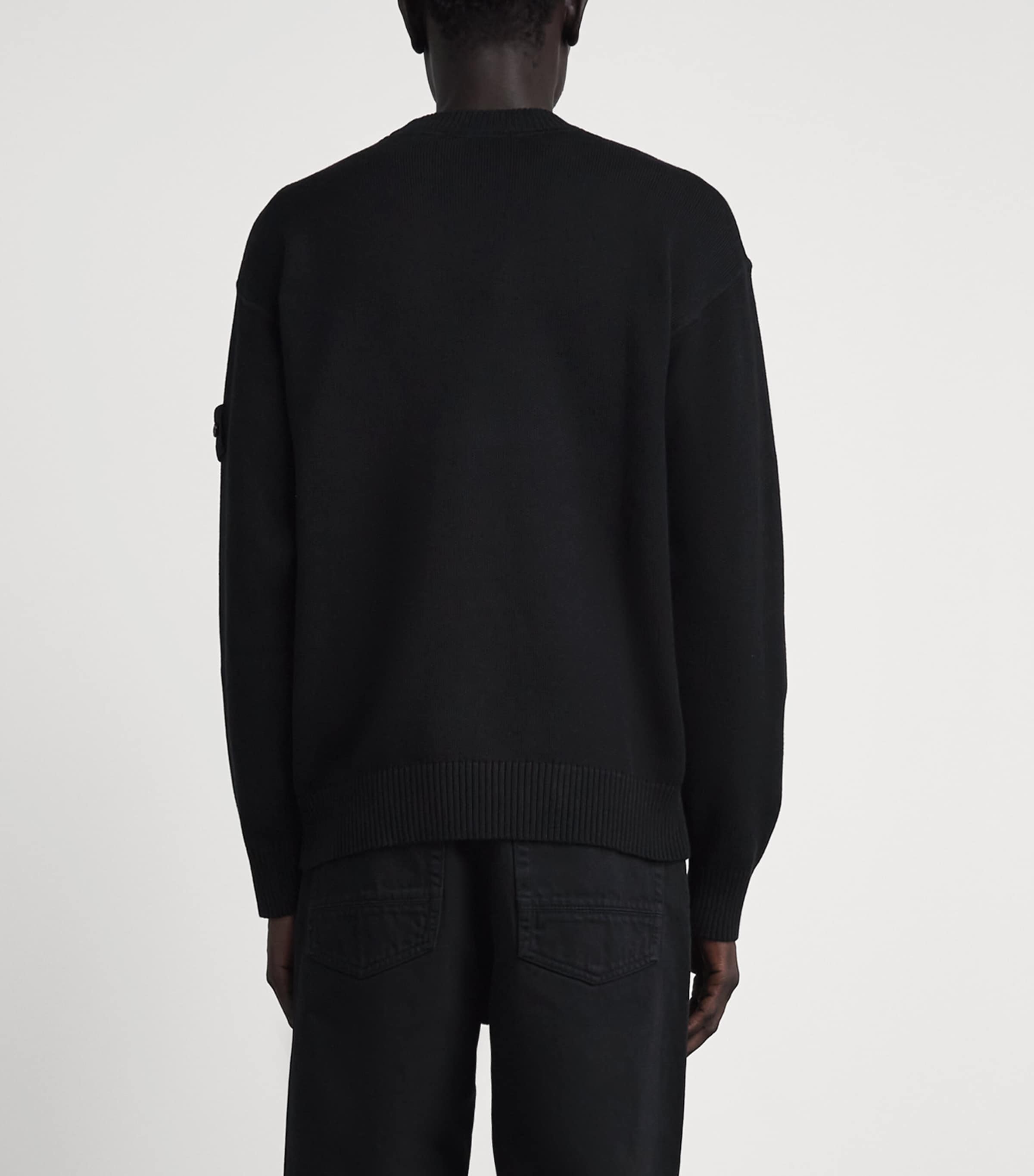 Stone Island Mens Cotton-Cashmere Ghost Sweater Image 5
