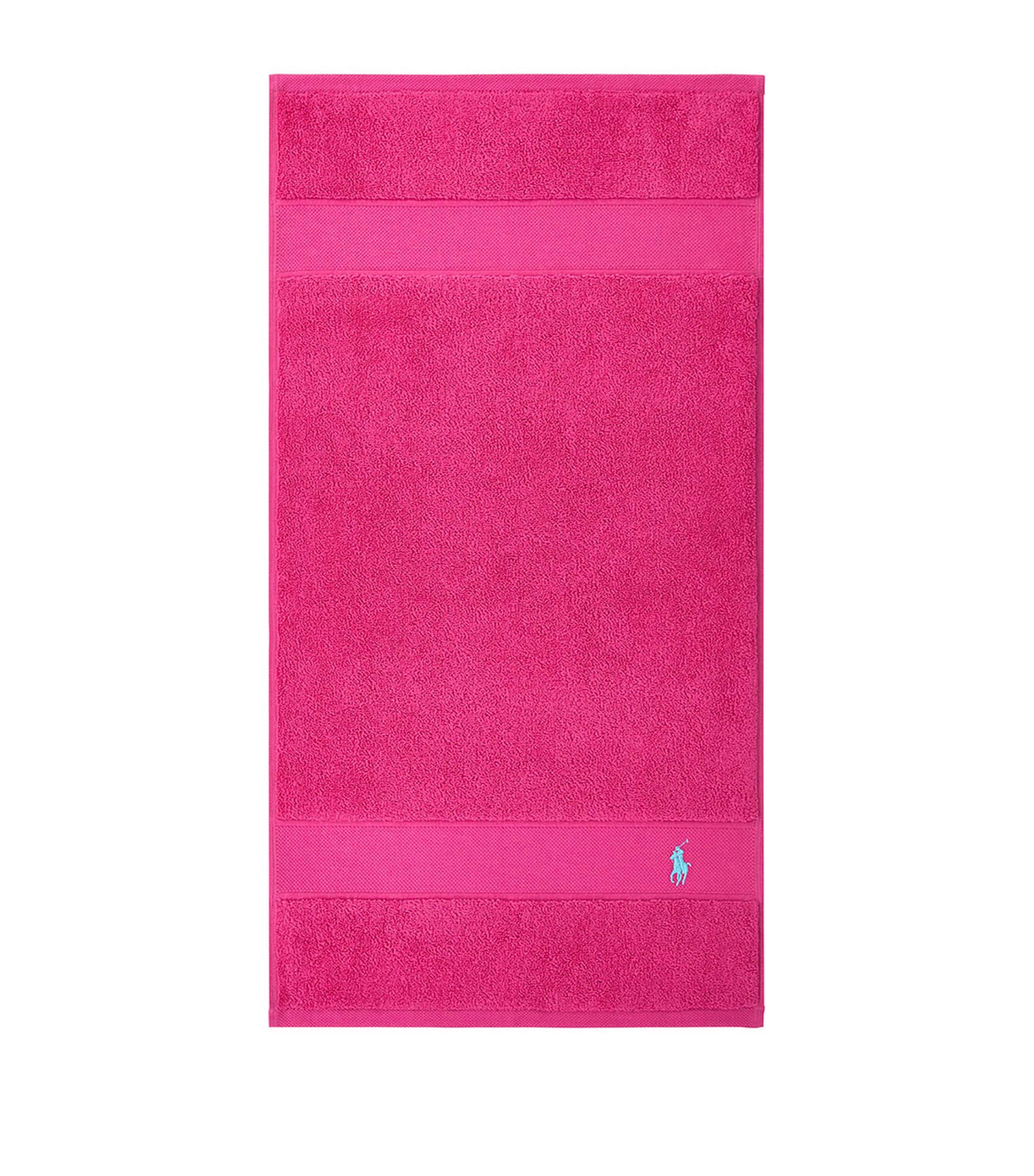 Polo Player Guest Towel (40cm x 75cm) SKY PINK Image 6