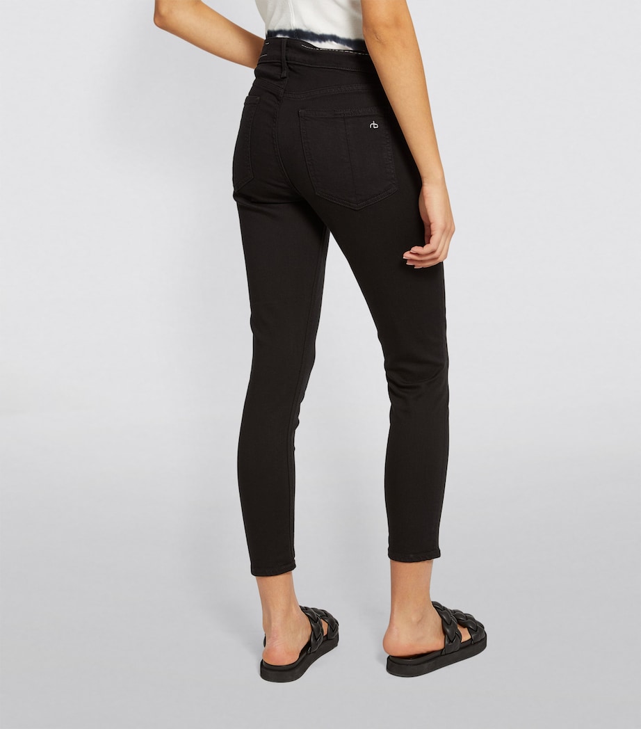 Cate Mid-Rise Skinny Jeans BLACK Image 7
