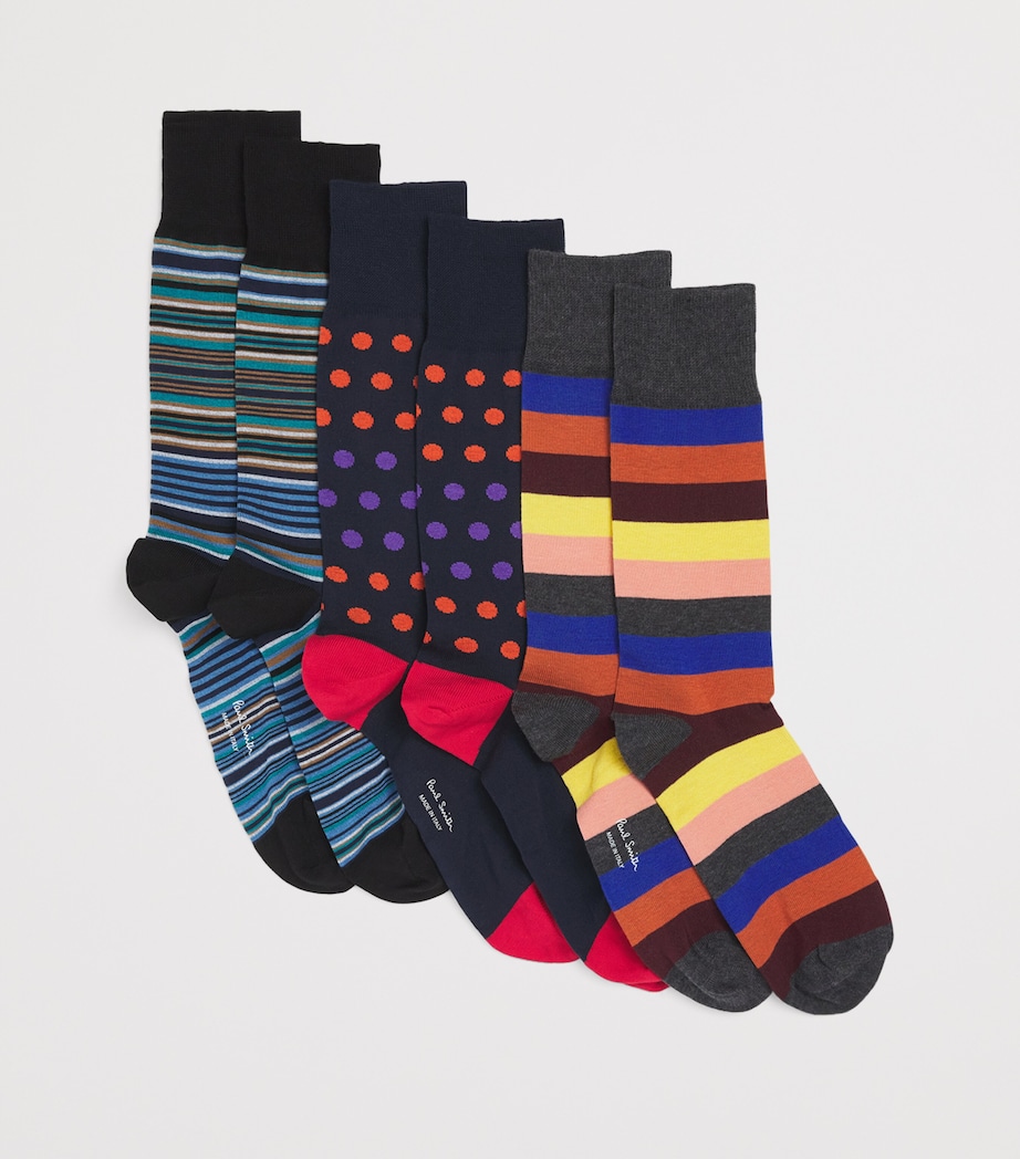 Cotton-Blend Socks (Pack of 3) MULTICOLOUR Image 1