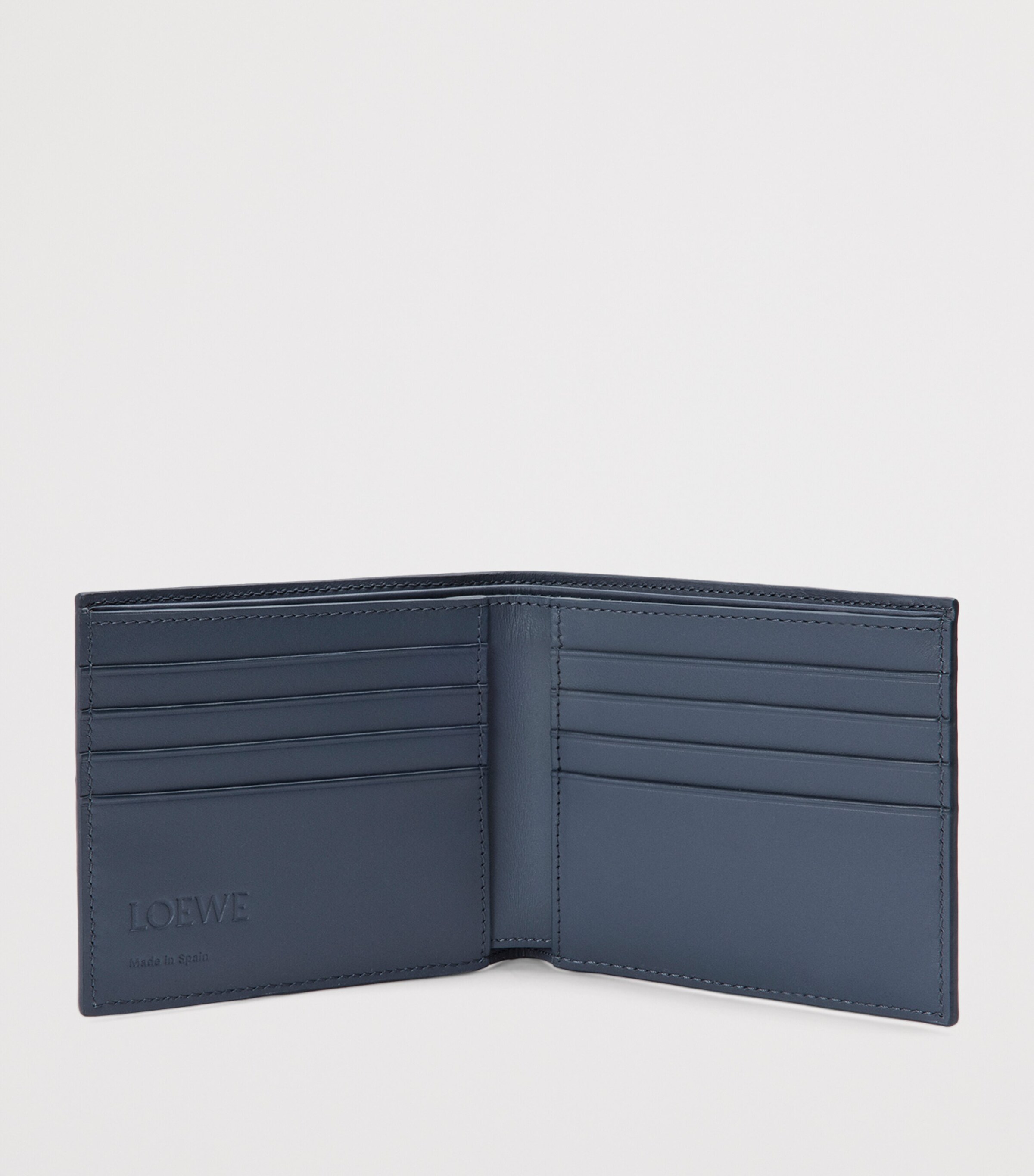 LOEWE Leather Puzzle Edge Wallet Indigo Dye Image 3