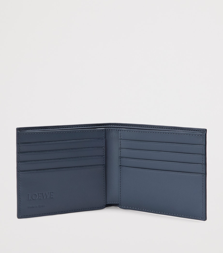 Leather Puzzle Edge Wallet INDIGO DYE Image 3