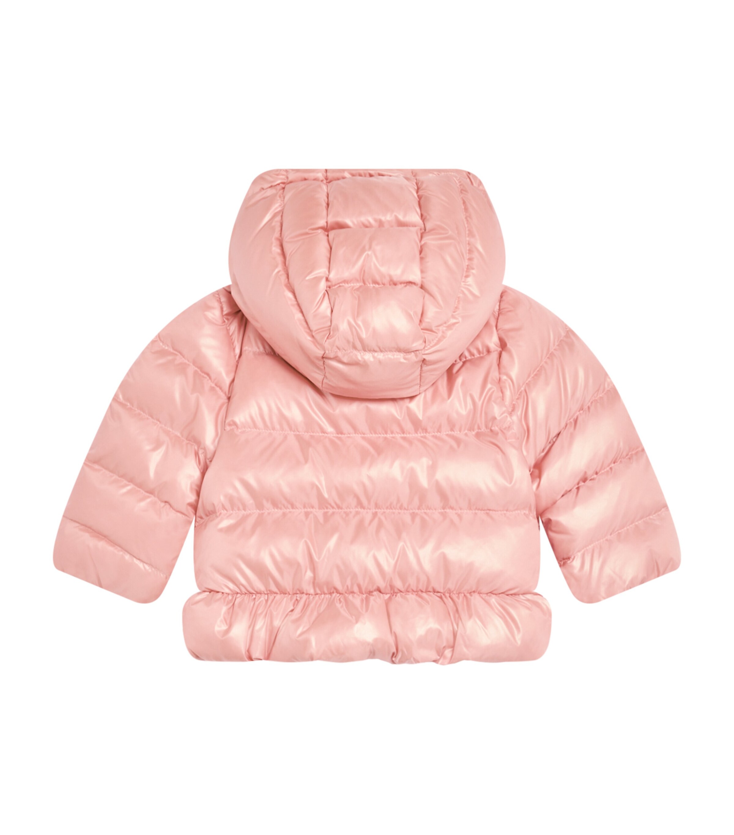 Snap-Off Hood Puffer Jacket (9-24 Months) PINK Image 3