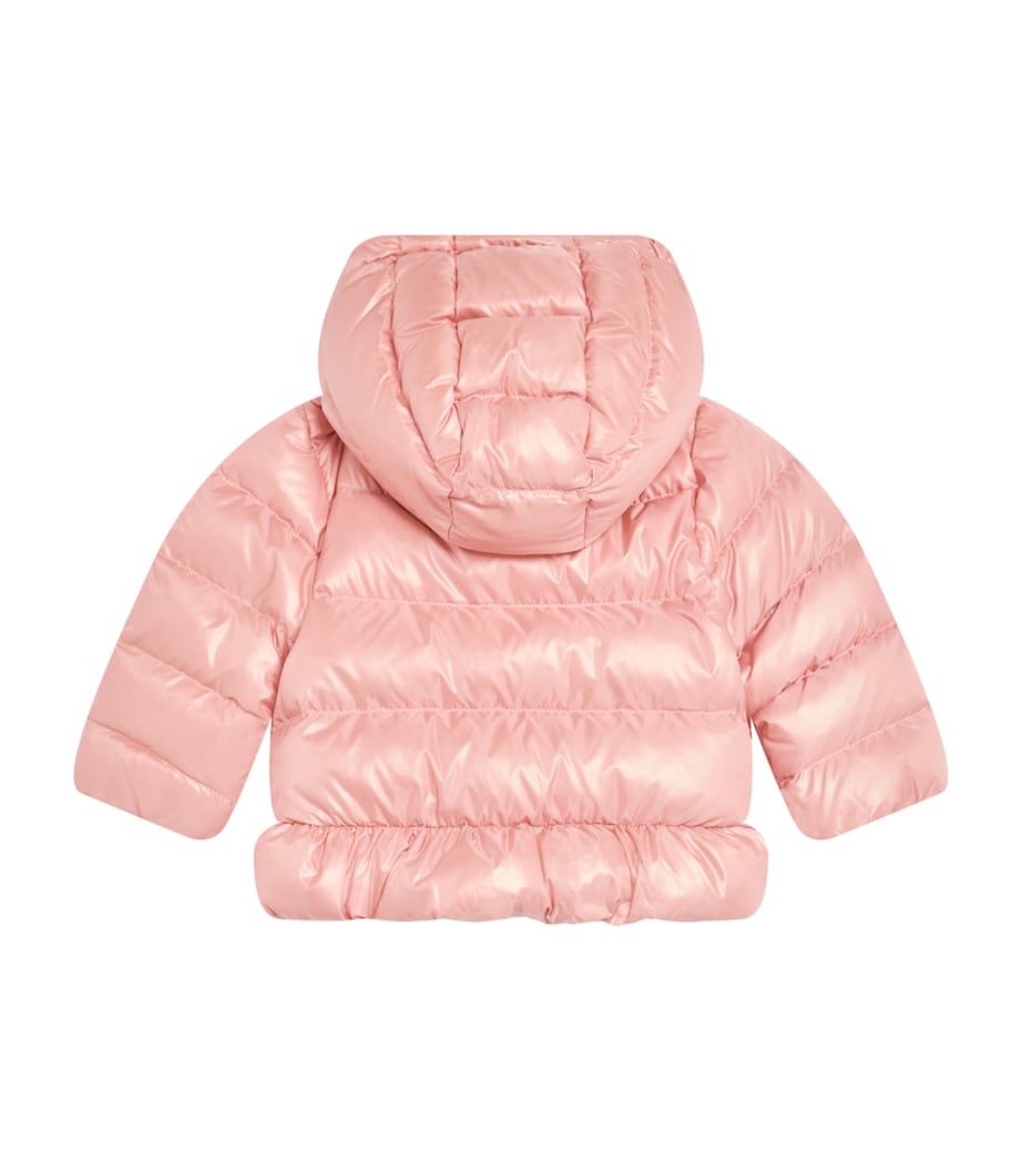 Snap-Off Hood Puffer Jacket (9-24 Months) PINK Image 3