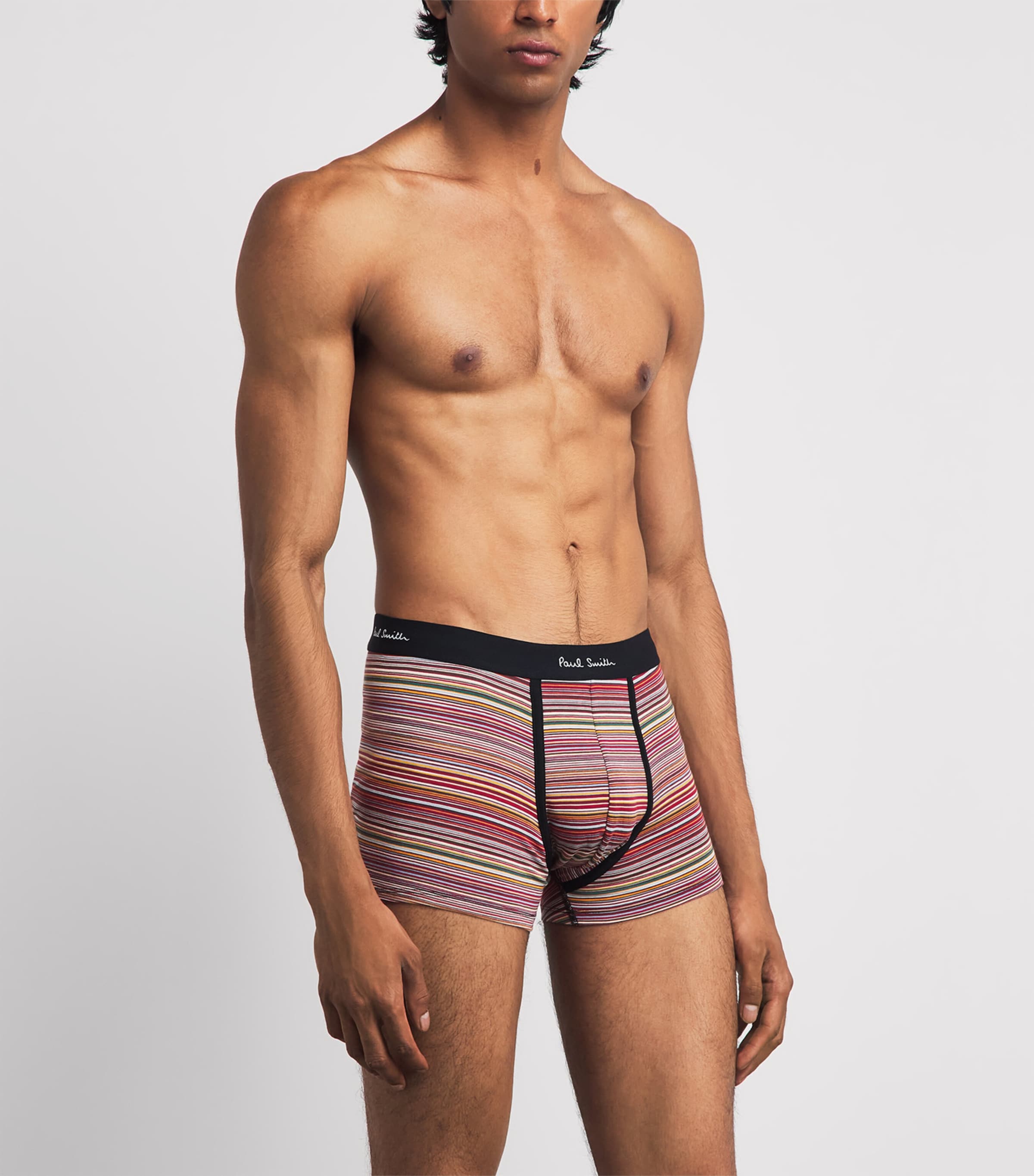 Paul Smith Mens Stretch-Organic Cotton Trunks (Pack of 7) Plate Image 2