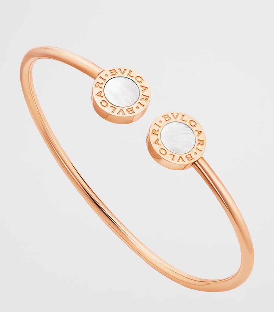 Bvlgari Rose Gold and Mother-of-Pearl Bvlgari Bvlgari Bangle Gold Image 3