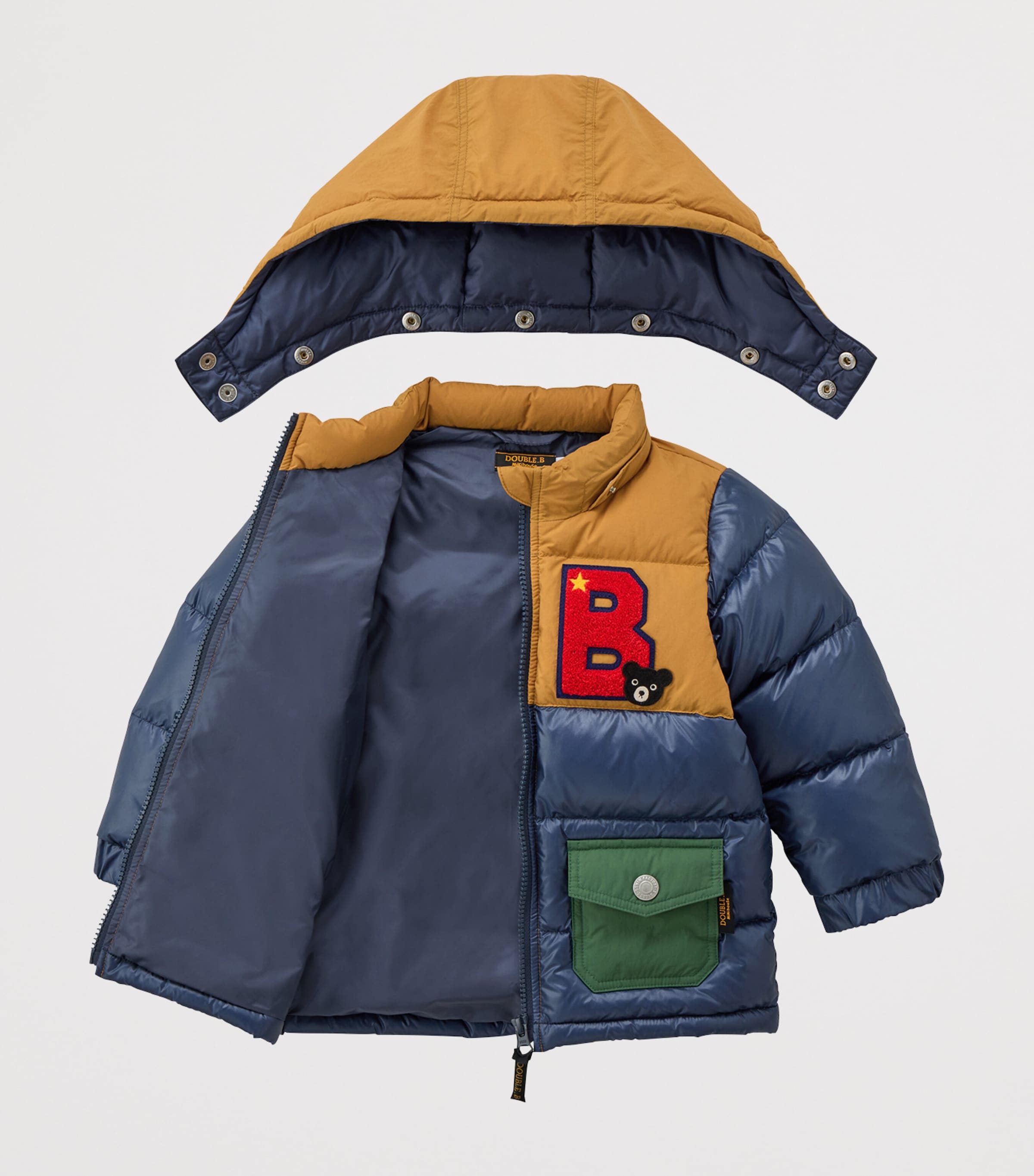 Miki House Down Double B Puffer Jacket (2-7 Years) Image 2