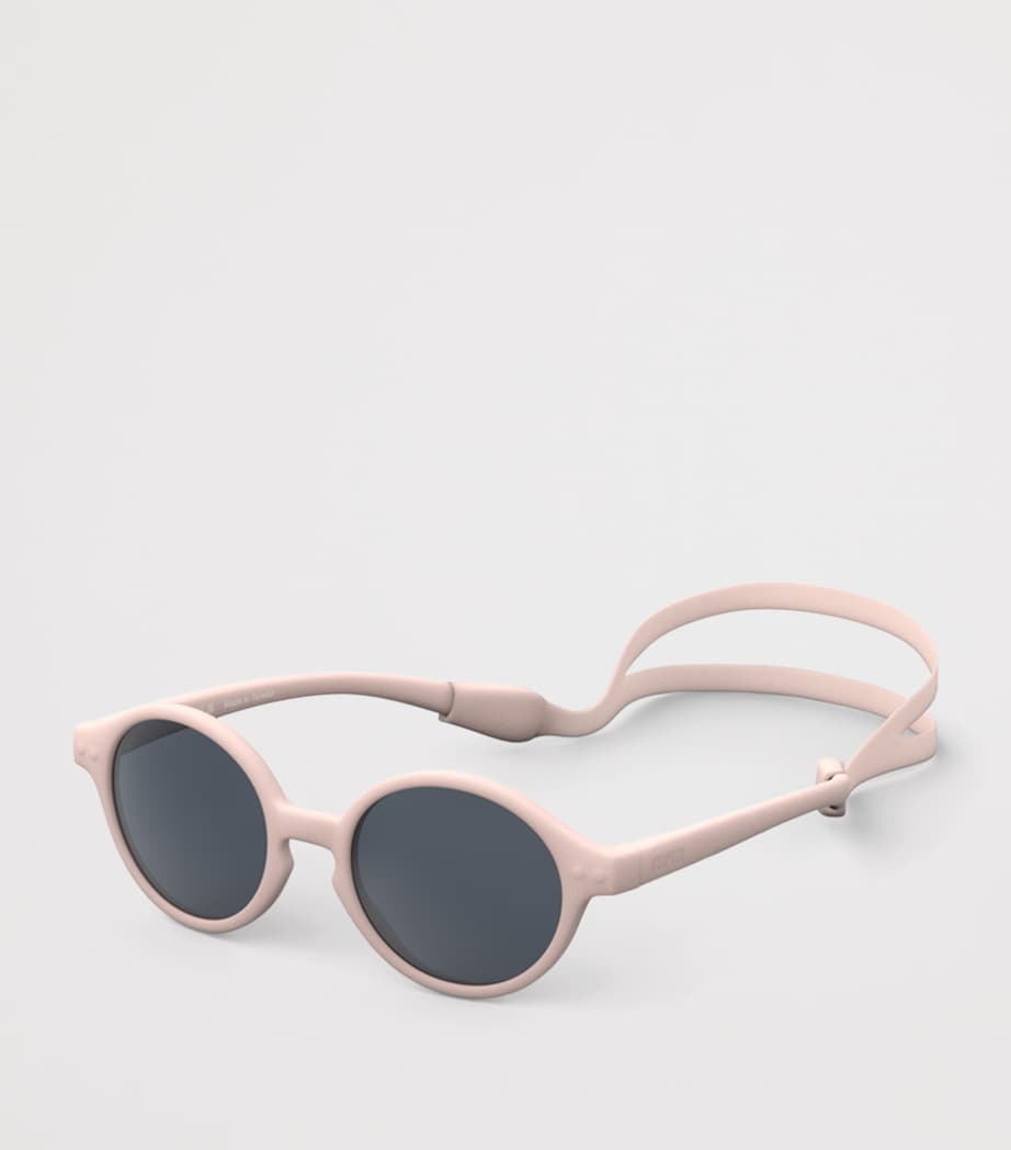 IZIPIZI KIDS #d Round Baby Sunglasses (0 Months - 3 Years) Pastel Pink Image 2