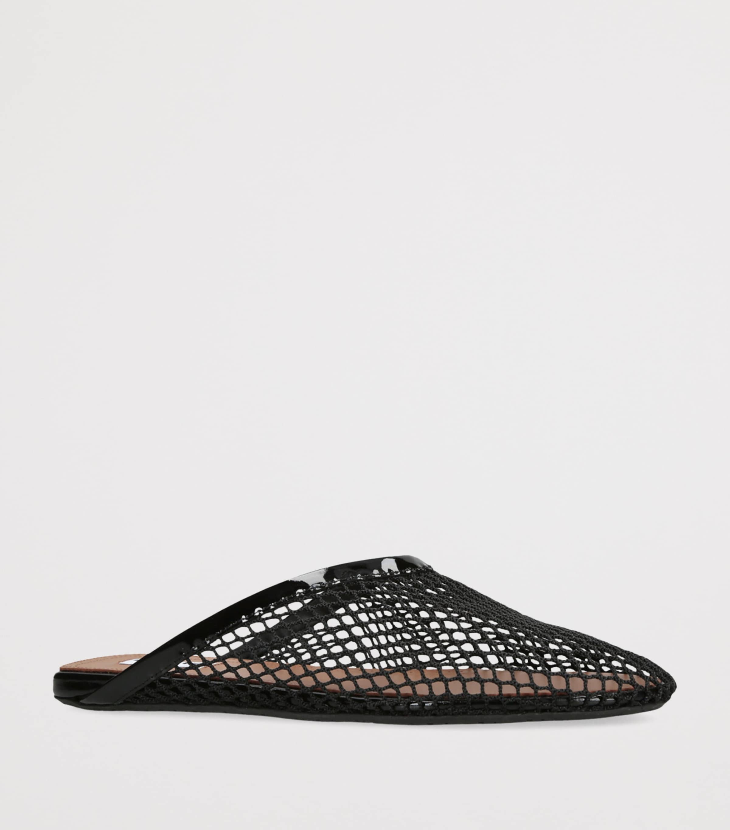 Fishnet Mules BLACK Image 3