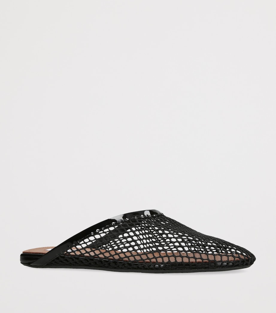 Fishnet Mules BLACK Image 3