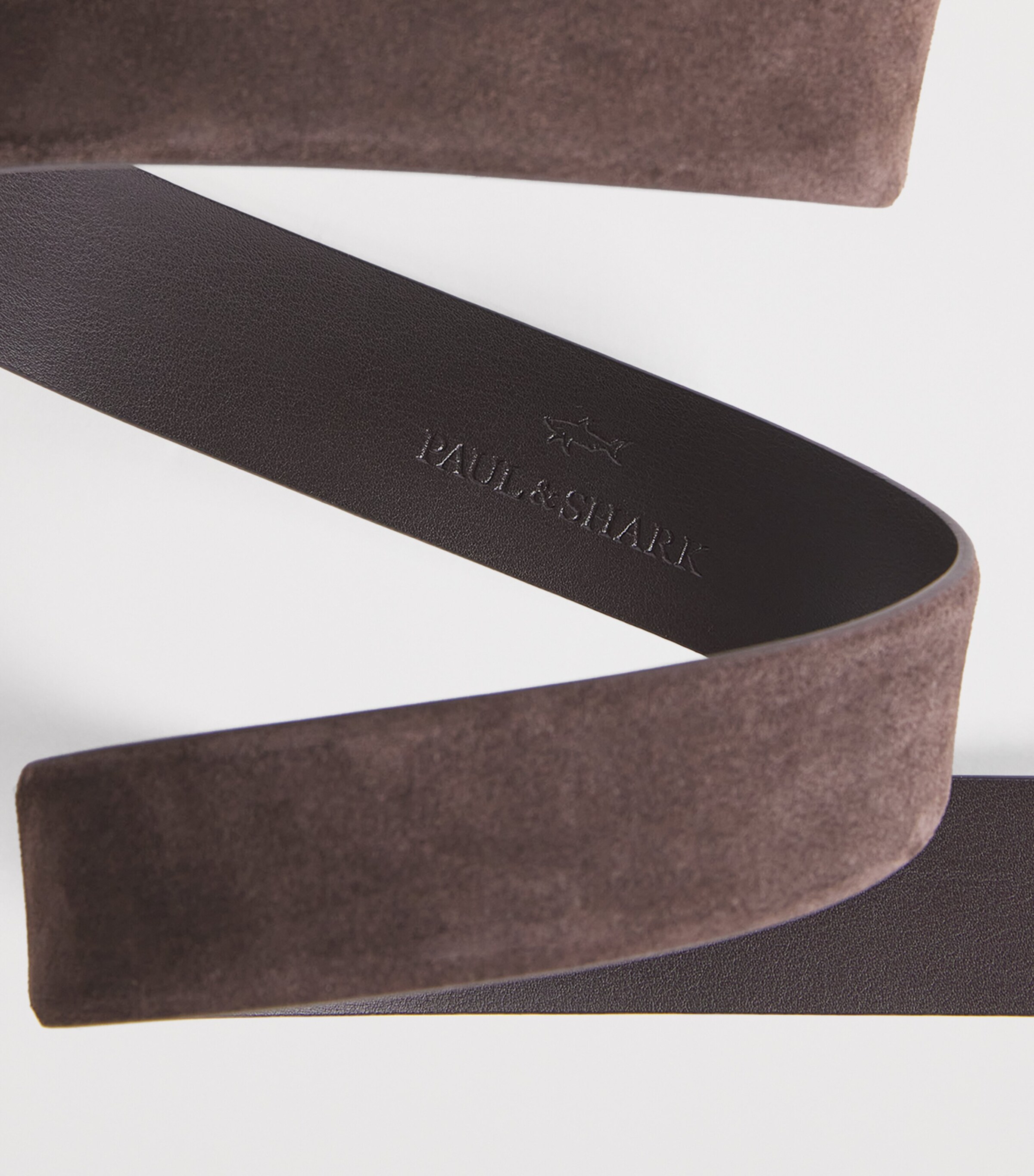 Paul & Shark Suede Belt Brown Image 5