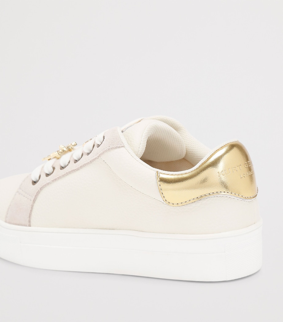 Leather Mini Laney Charm Sneakers GOLD Image 2