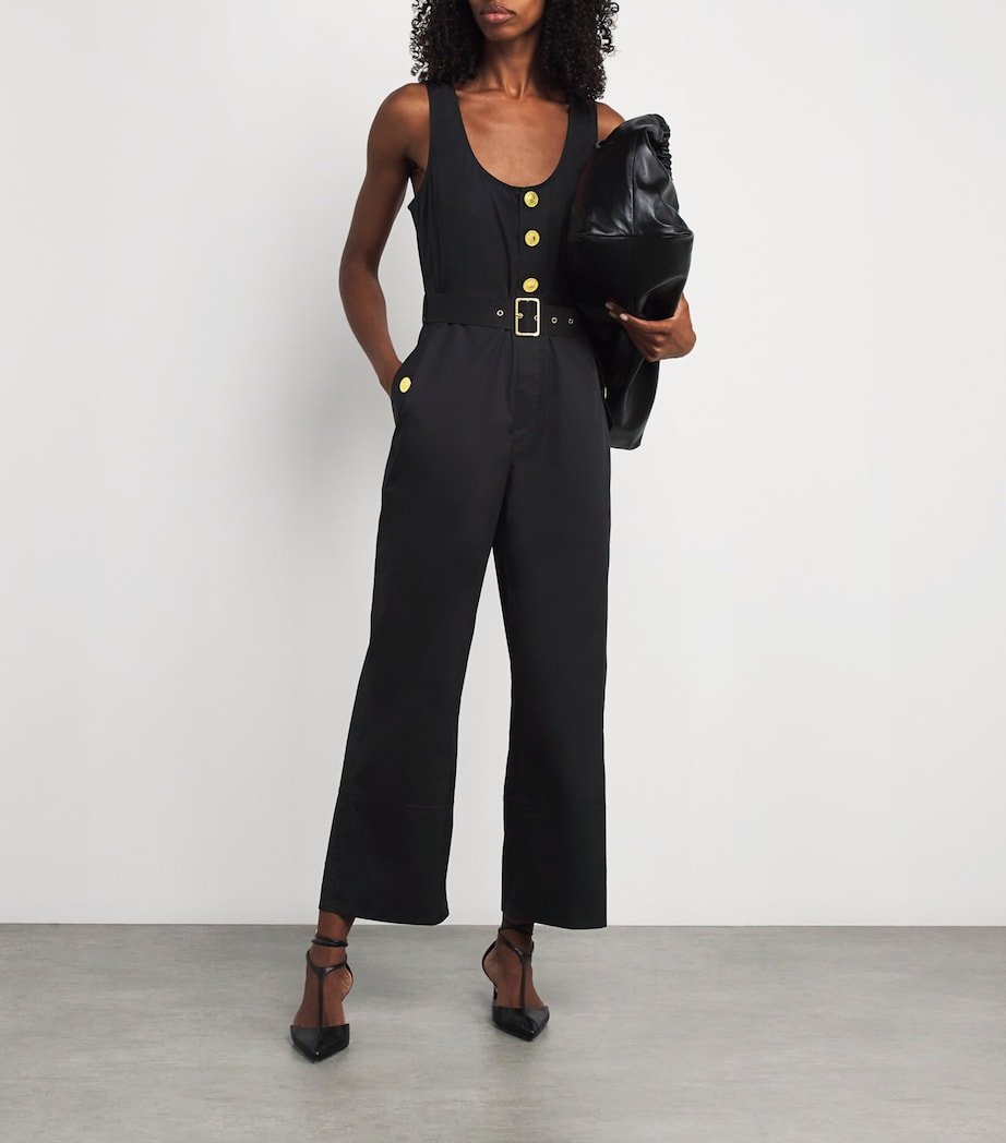 Belted Branca Jumpsuit BLACK Image 2
