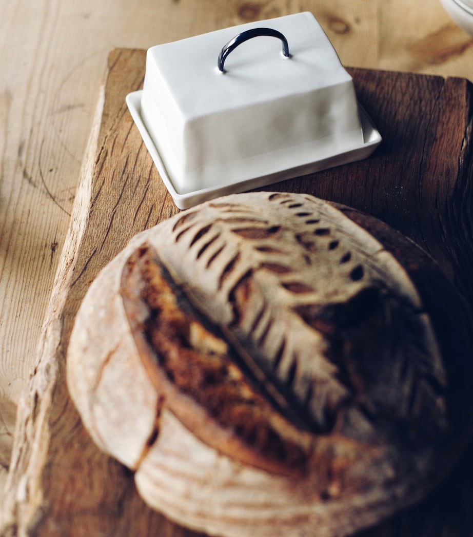 Fine Bone China Cobalt Butter Dish COBALT Image 4
