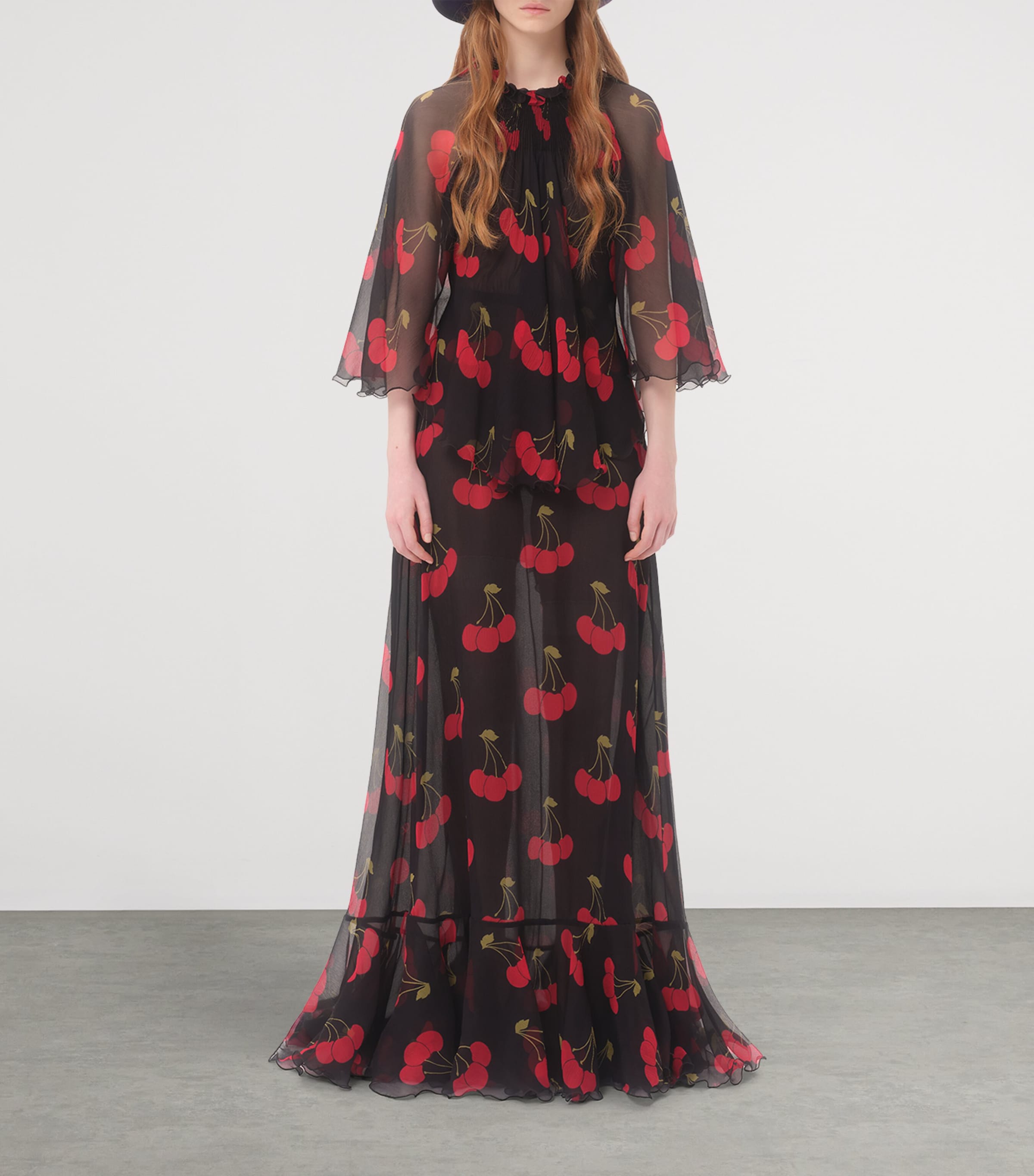 Silk Cherryfic Maxi Dress CUE Image 2