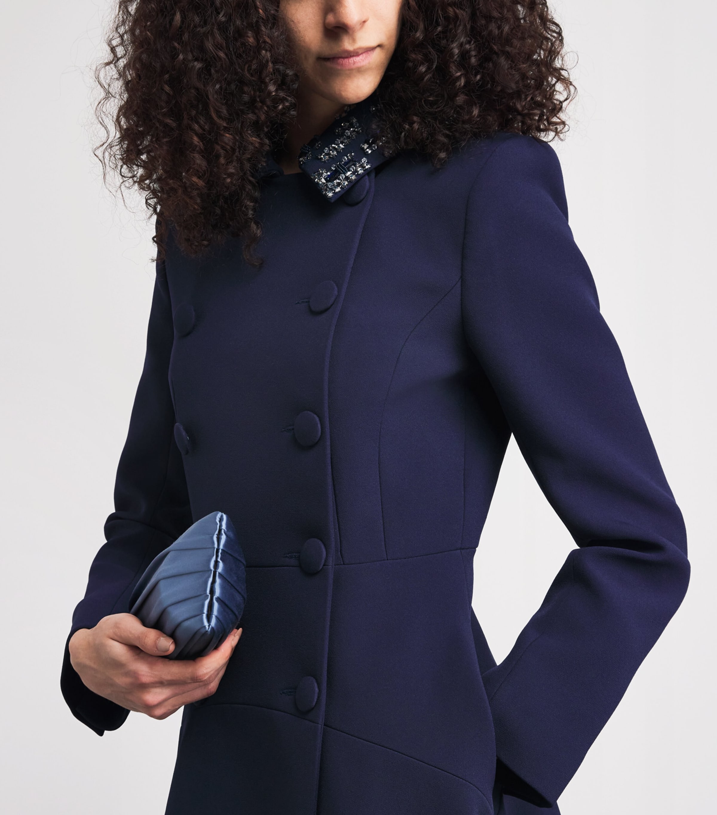 Double-Breasted Lucilla Jacket AZURITE W MULTI BLUE Image 5