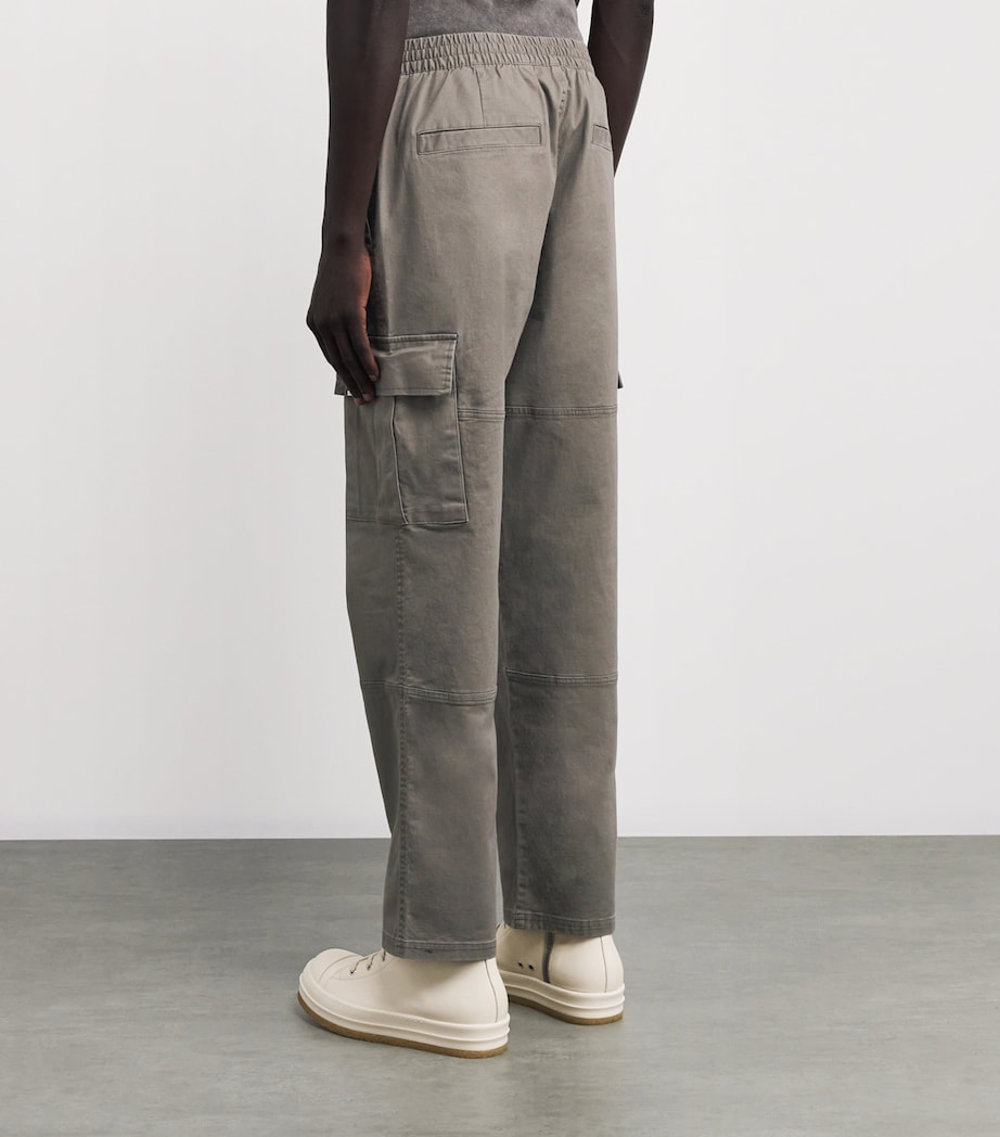 Stretch-Cotton Cargo Trousers DARK TAUPE Image 4