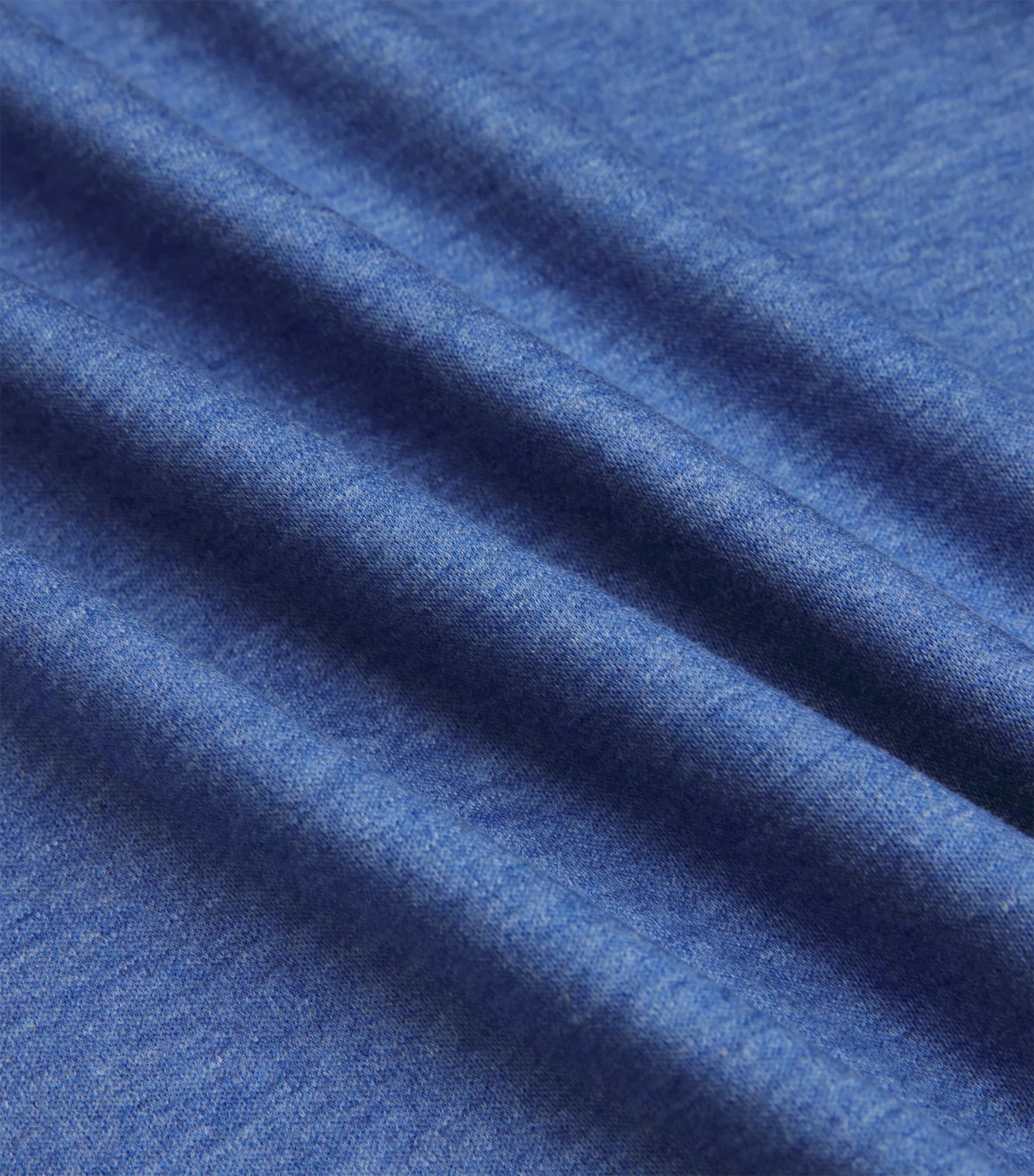 Pima Cotton Polo Shirt FADED ROYAL HEATHER Image 5