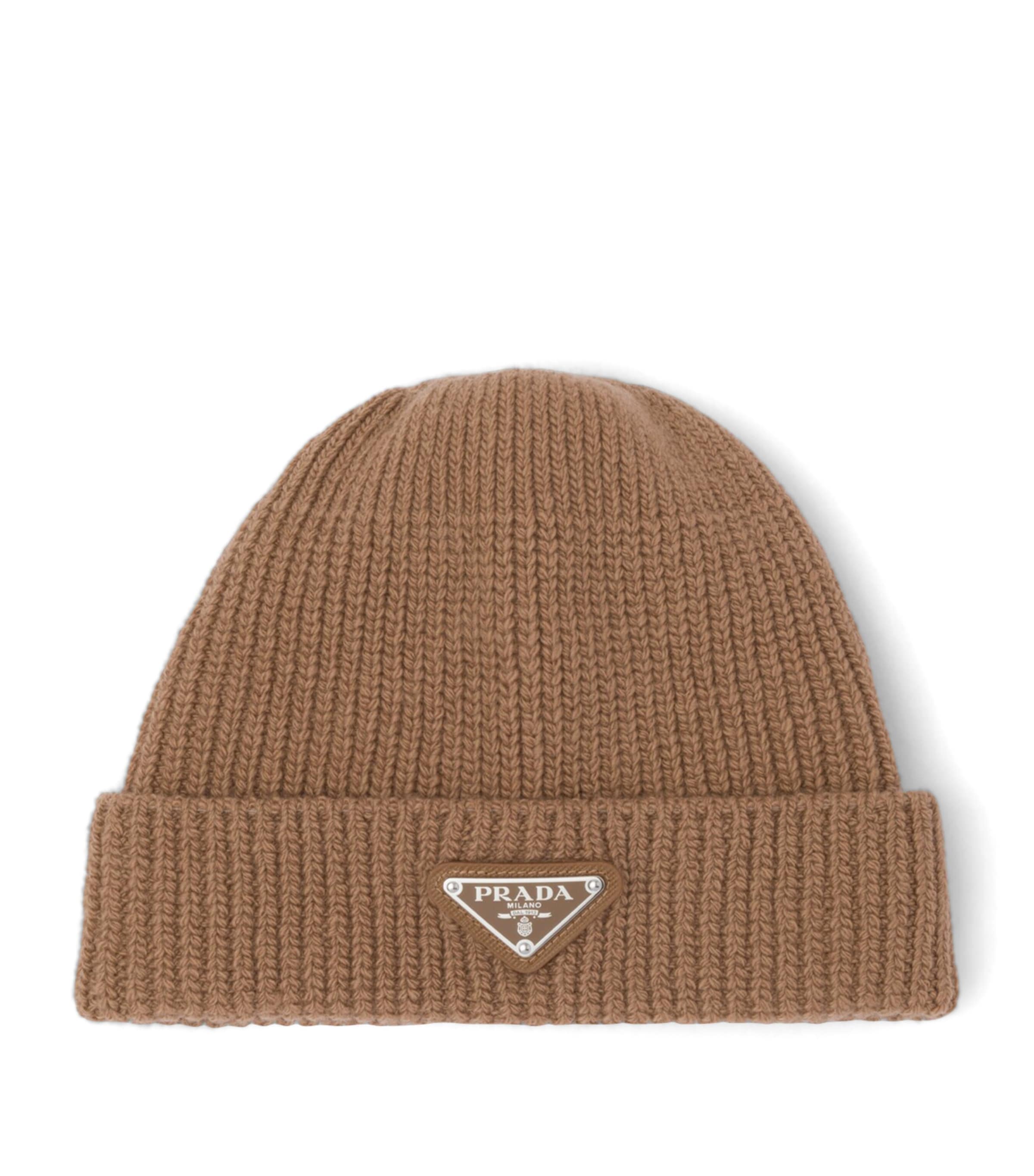 Prada Wool Cashmere Beanie Harrods UK