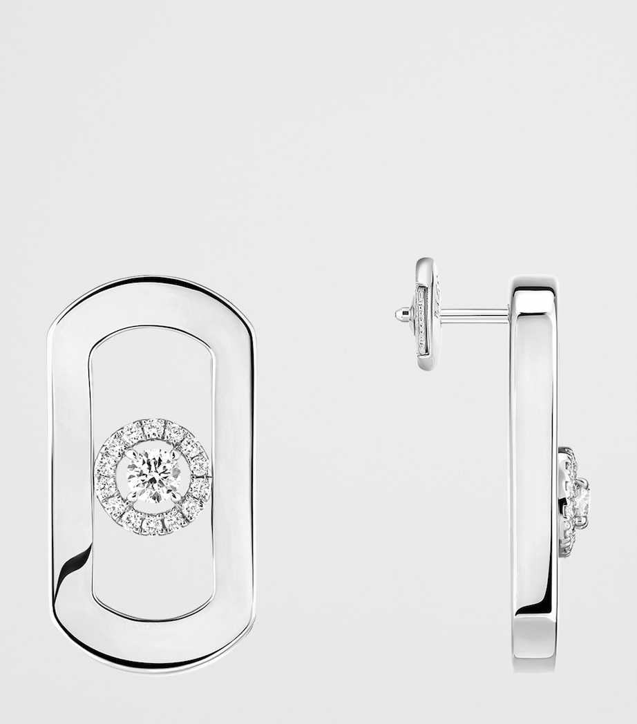 Messika So Move White Gold and Diamond Stud Earrings (0.23ct) White Gold Image 3