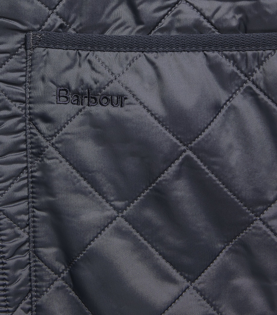 Barbour Mens Polarquilt Zip-In Gilet Liner Navy Image 6