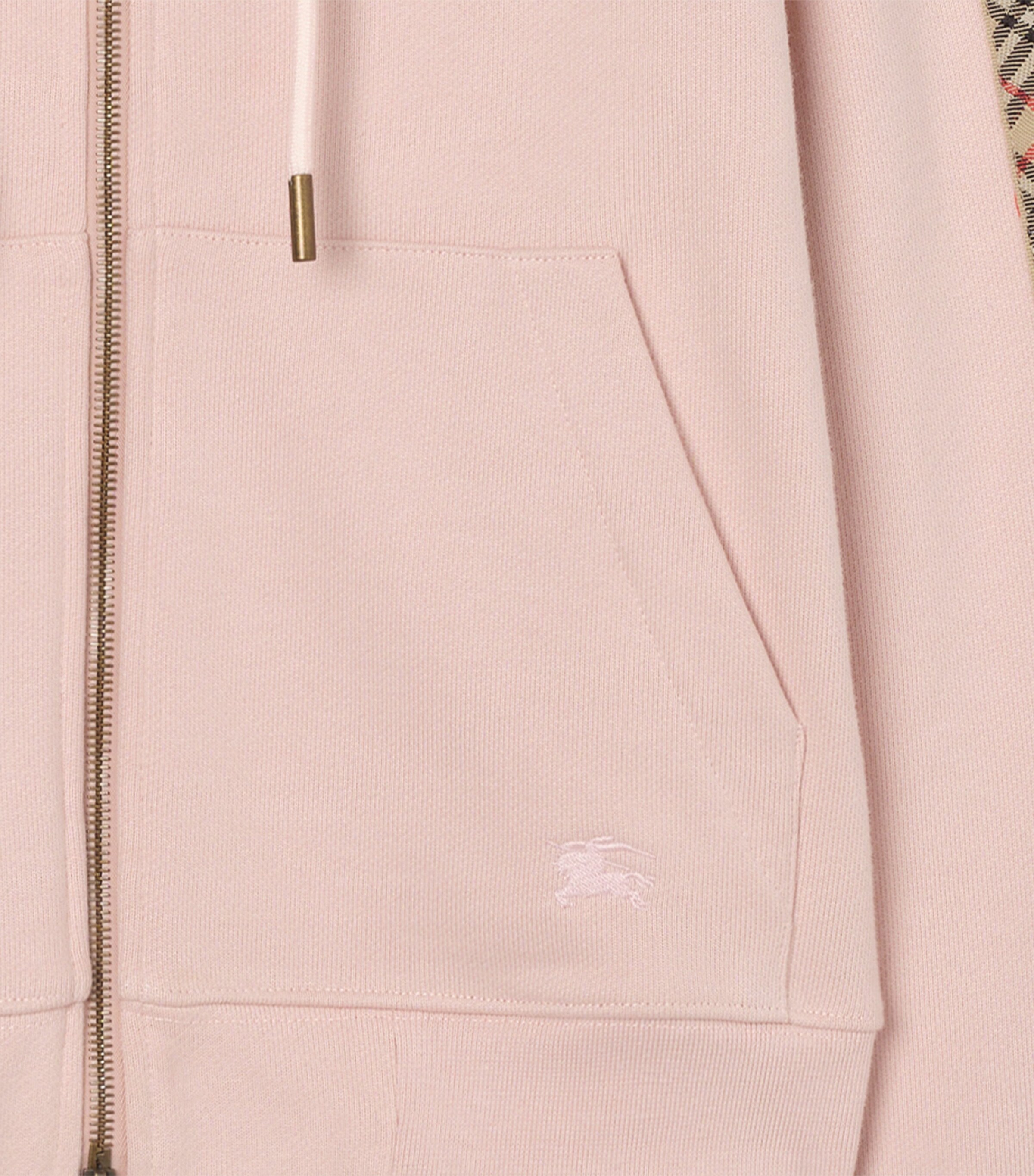 Burberry Womens Cotton Zip-Up Hoodie Bouquet Image 2