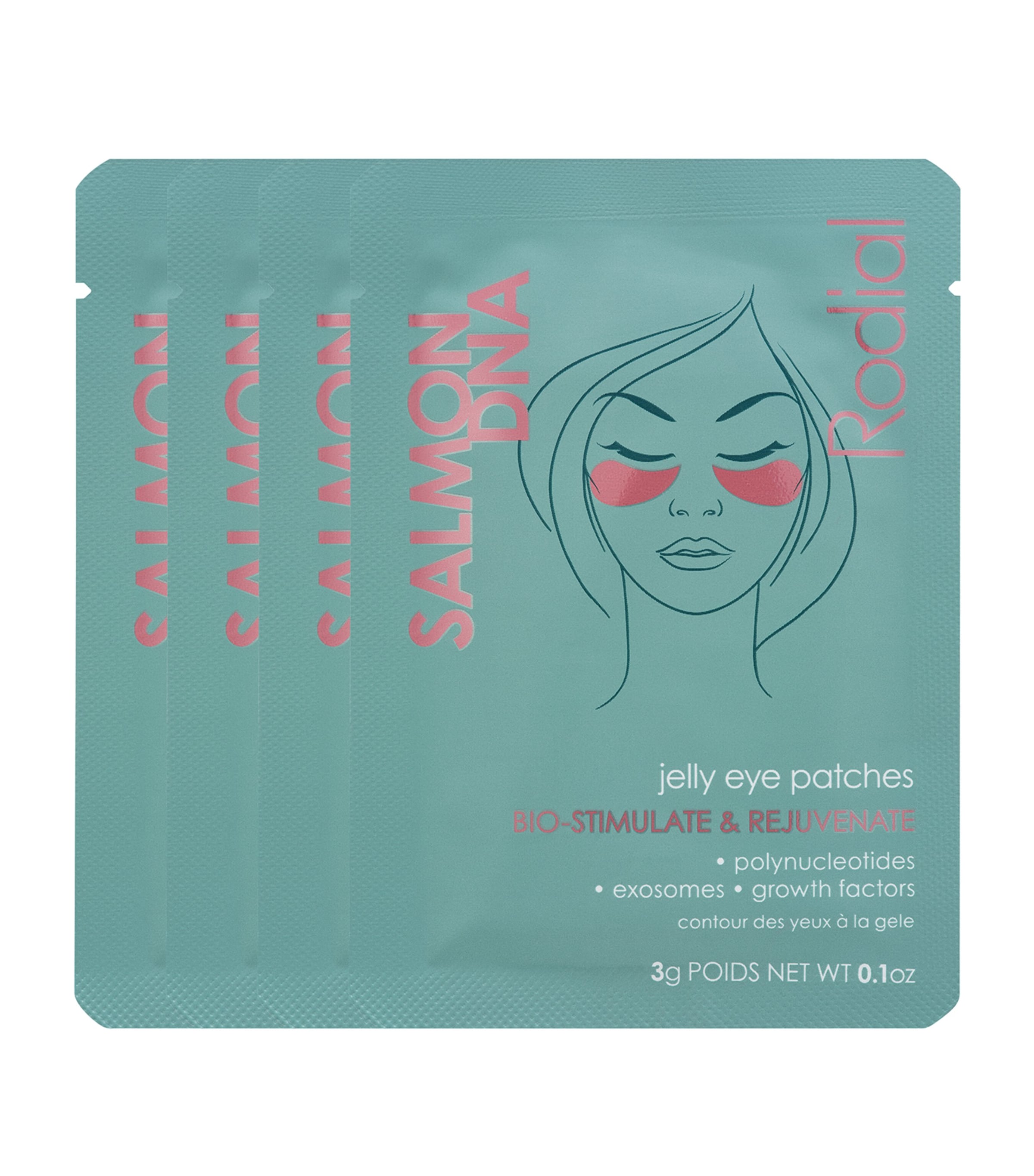Rodial Salmon DNA Jelly Eye Patches (Pack of 4) Image 1