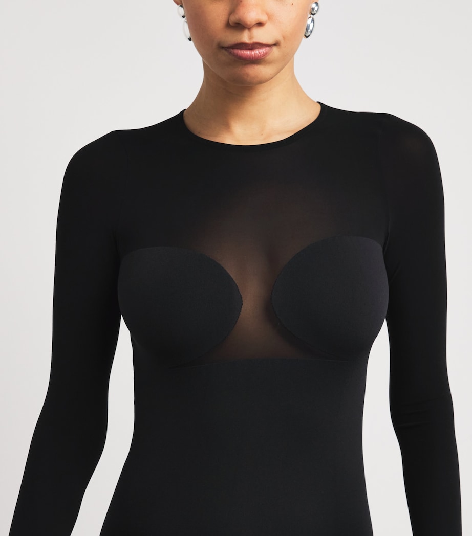 Bustier Midi Dress 7005 BLACK Image 6