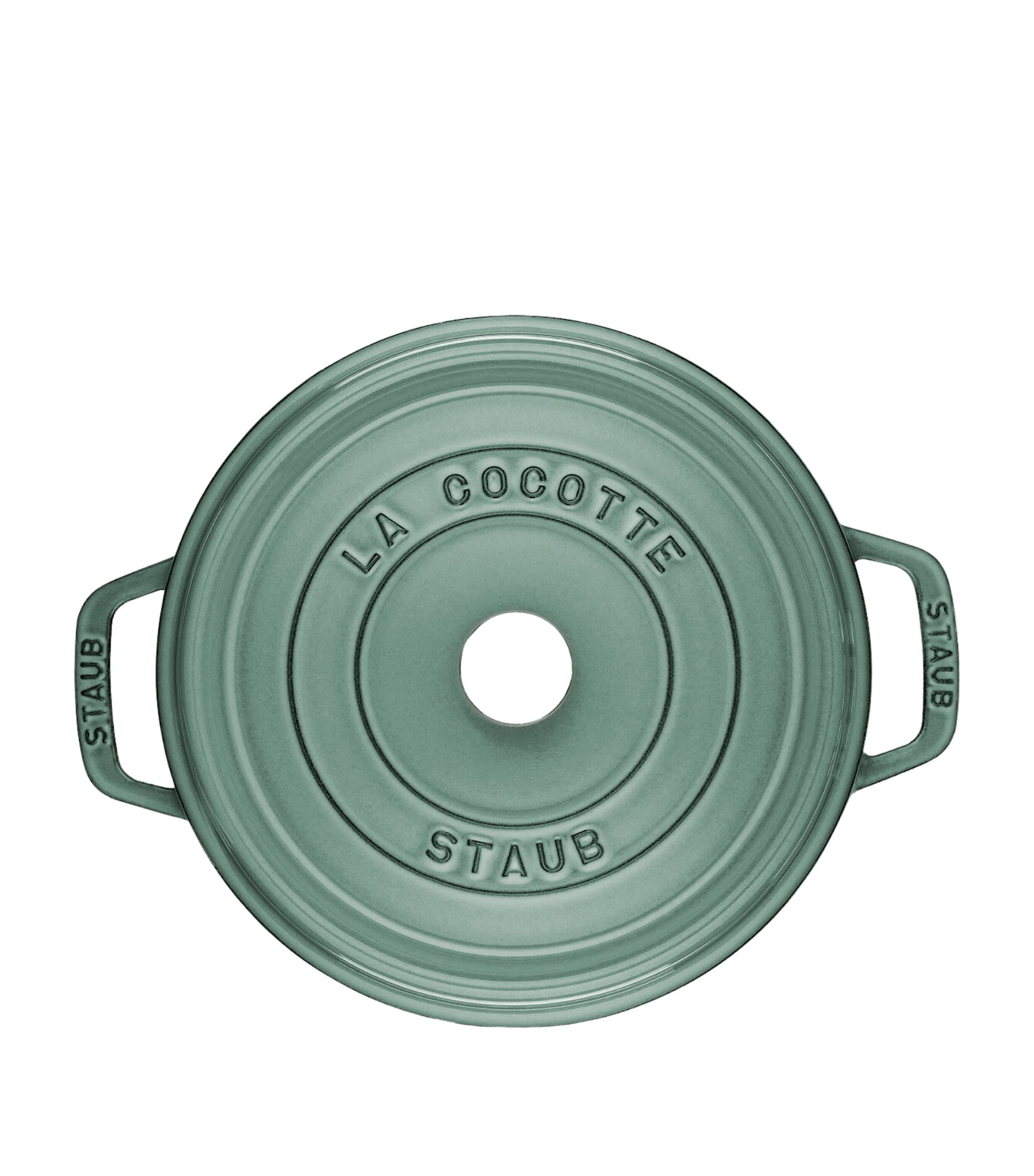 Staub Round Cocotte (28cm) Eucalyptus Image 4