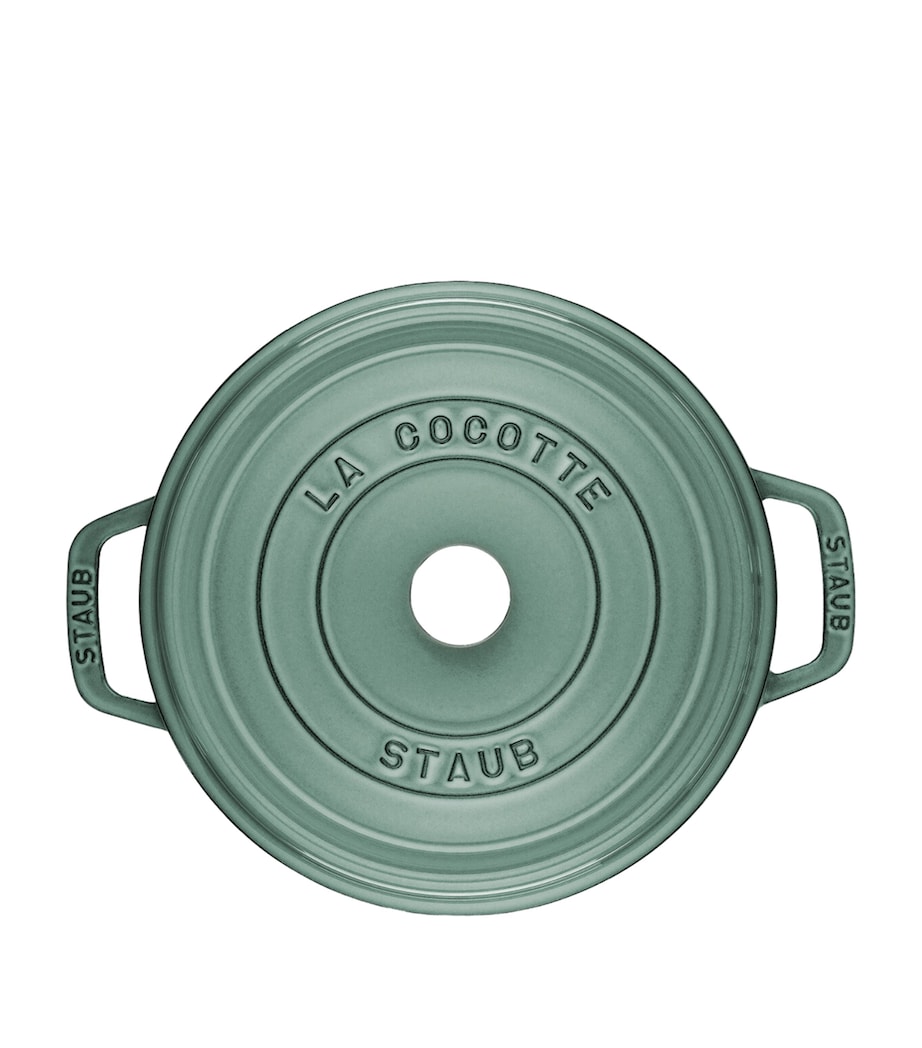 Staub Round Cocotte (28cm) Eucalyptus Image 4