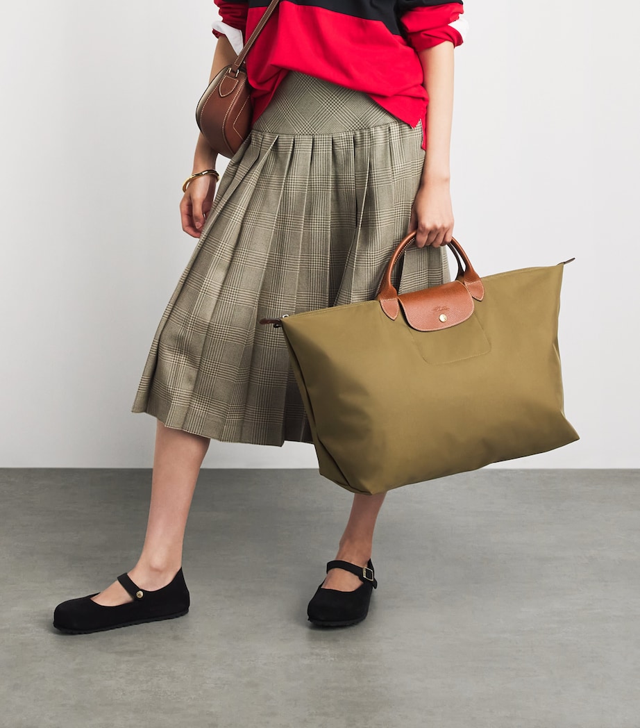 Longchamp Large Le Pliage Original Travel Bag Olive Image 2