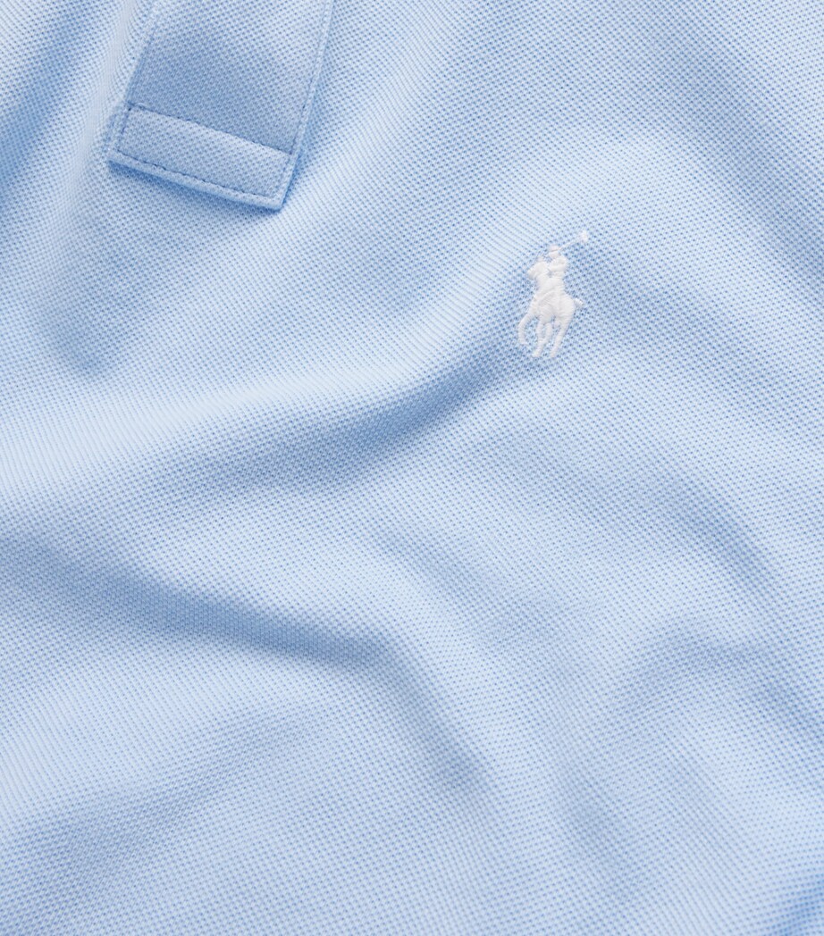 Cotton Mesh Polo Pony Polo Shirt OFFICE BLUE Image 6