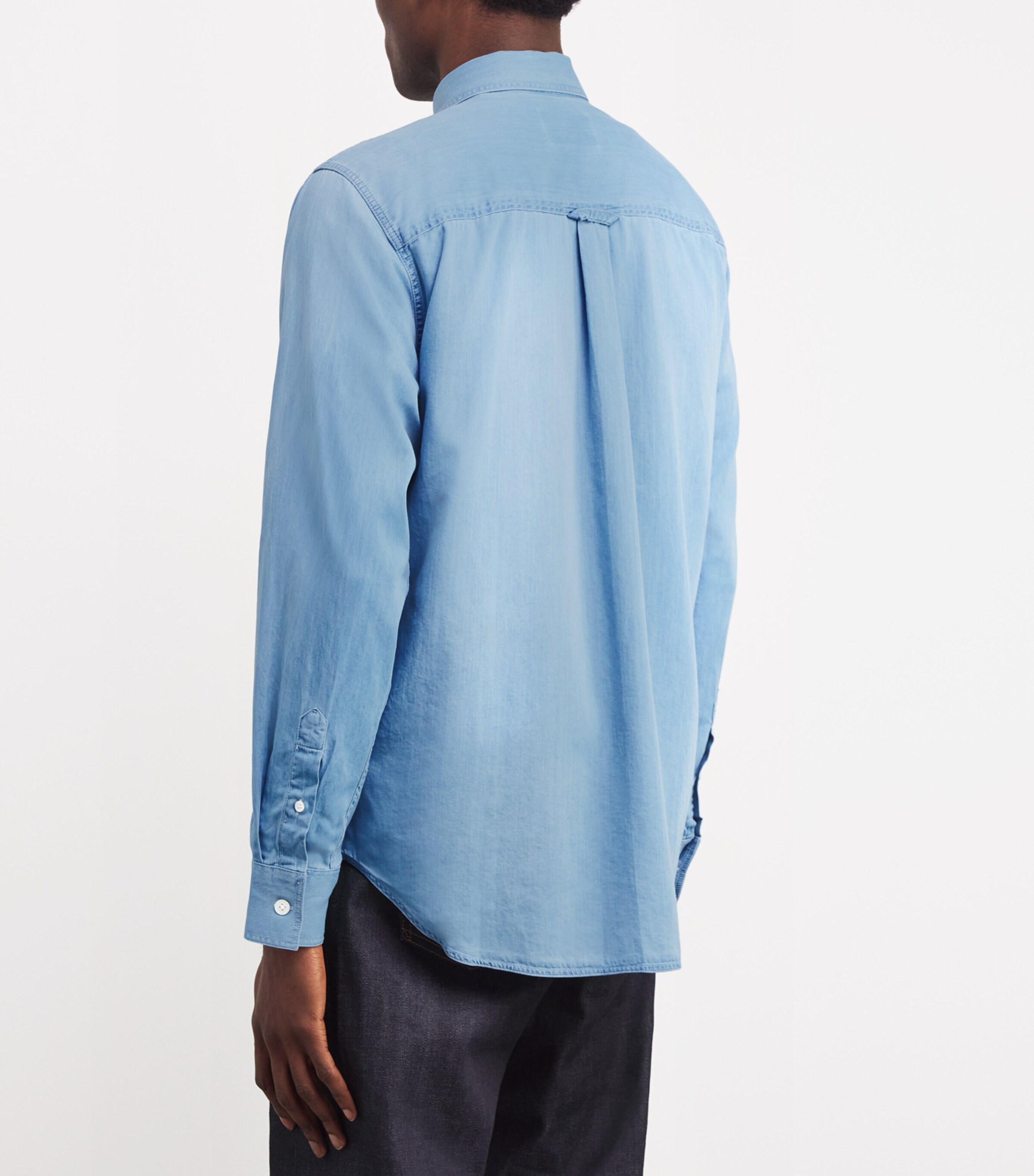 Denim Colby Shirt BLEECH INDIGO #241 Image 4