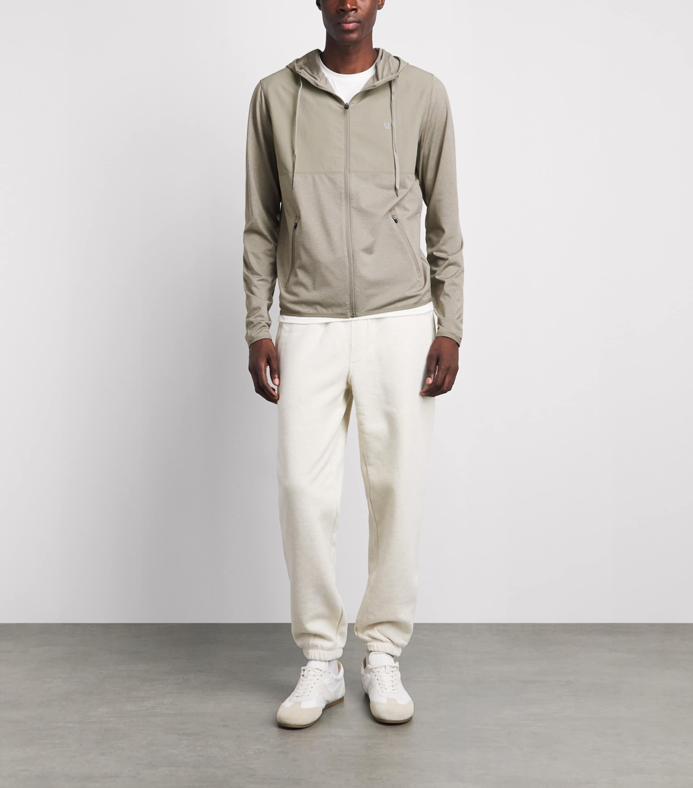 VUORI Mens Sunday Element Track Jacket Tih Biscotti He Image 2