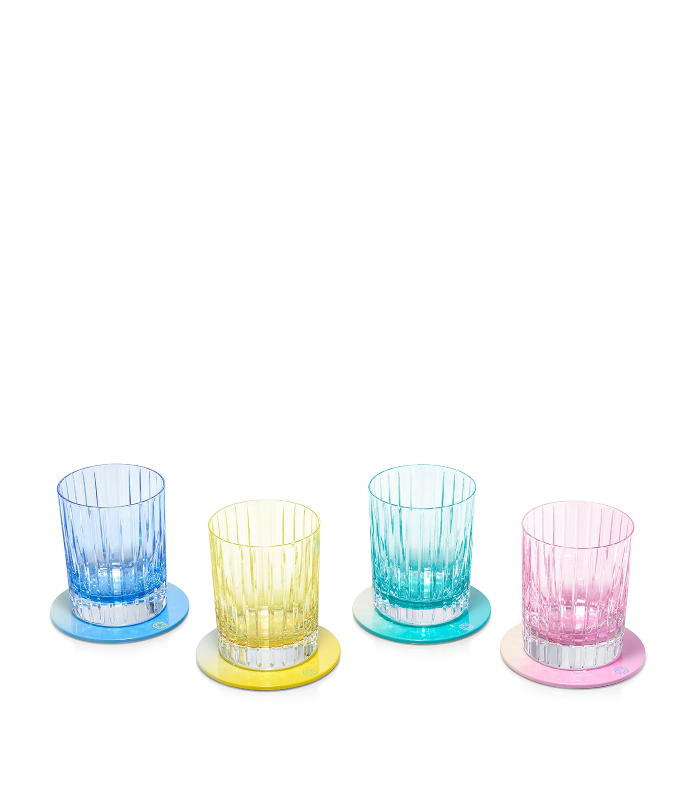 Octogone Coasters (Set of 4) CLEAR Image 3