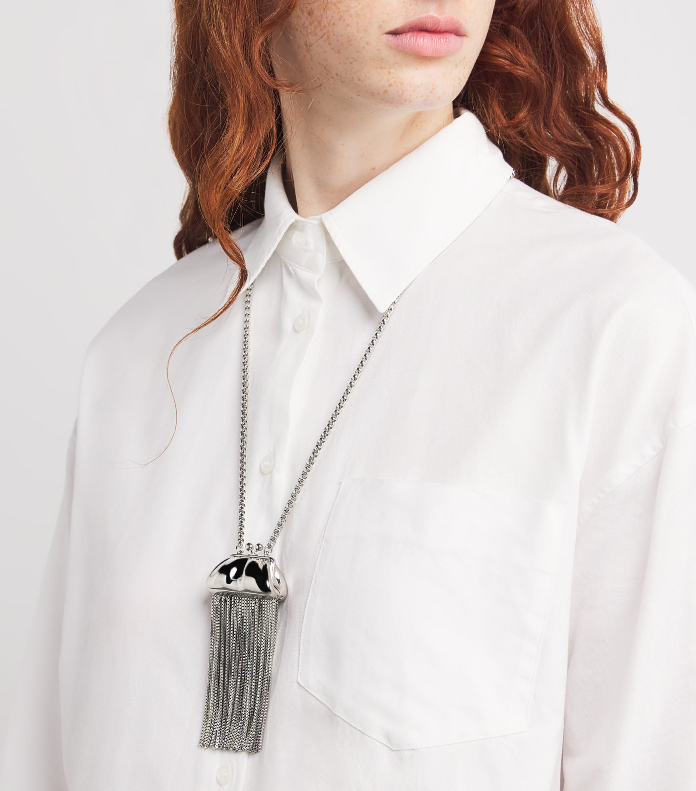 Pasticcino Bag Pendant Necklace SILVER Image 2