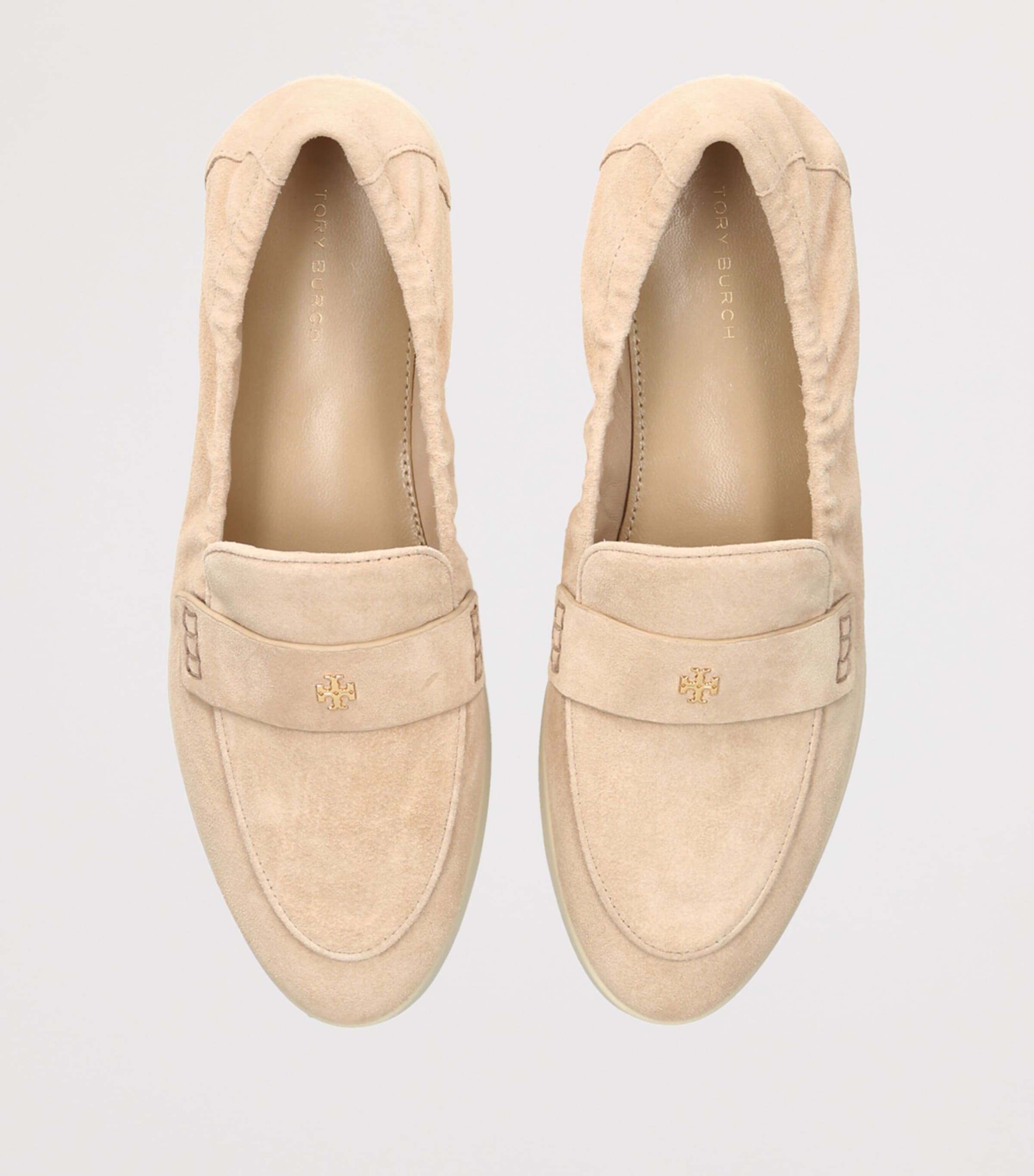 Suede Ballet Sport Loafers BEIGE Image 4