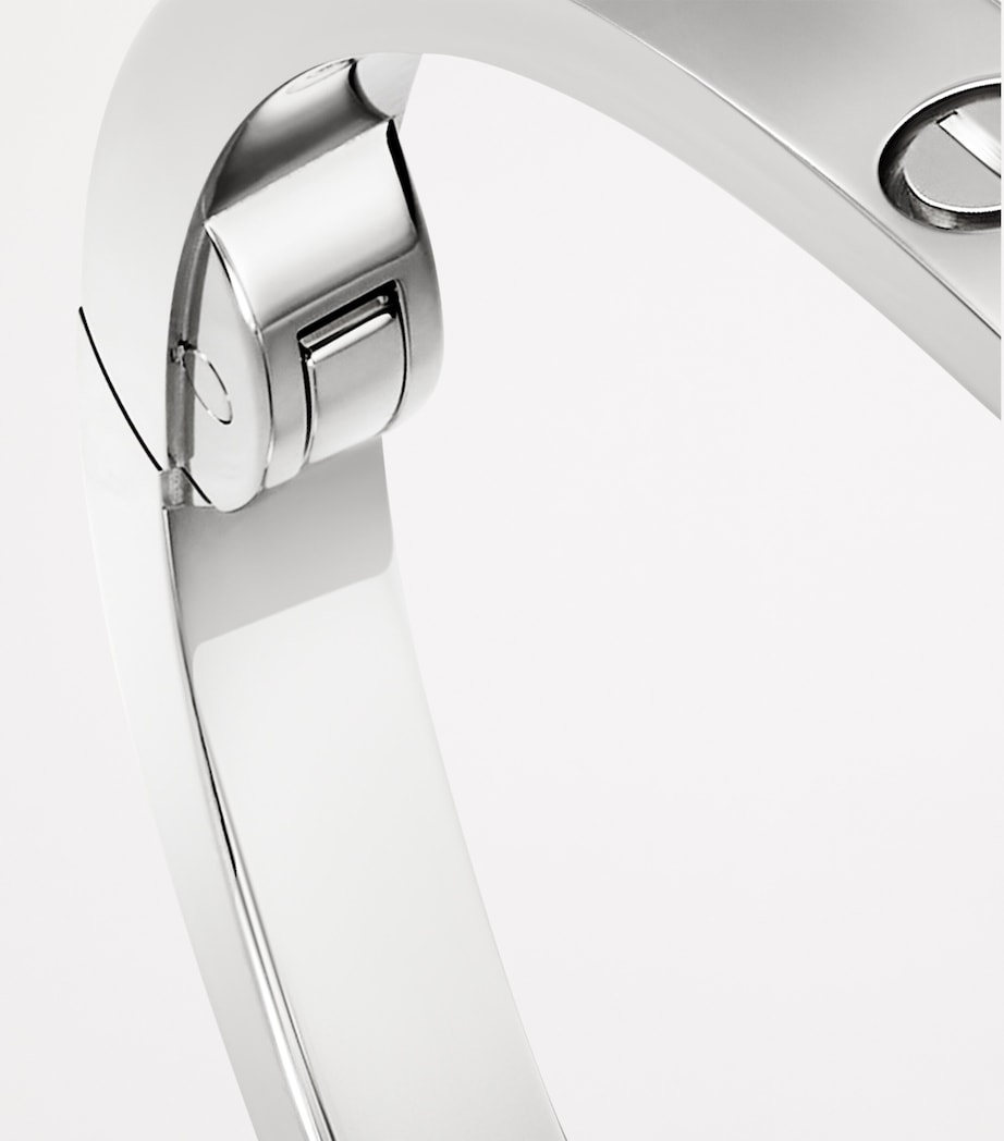 LOVE Small White Gold Bracelet WHITE GOLD Image 3