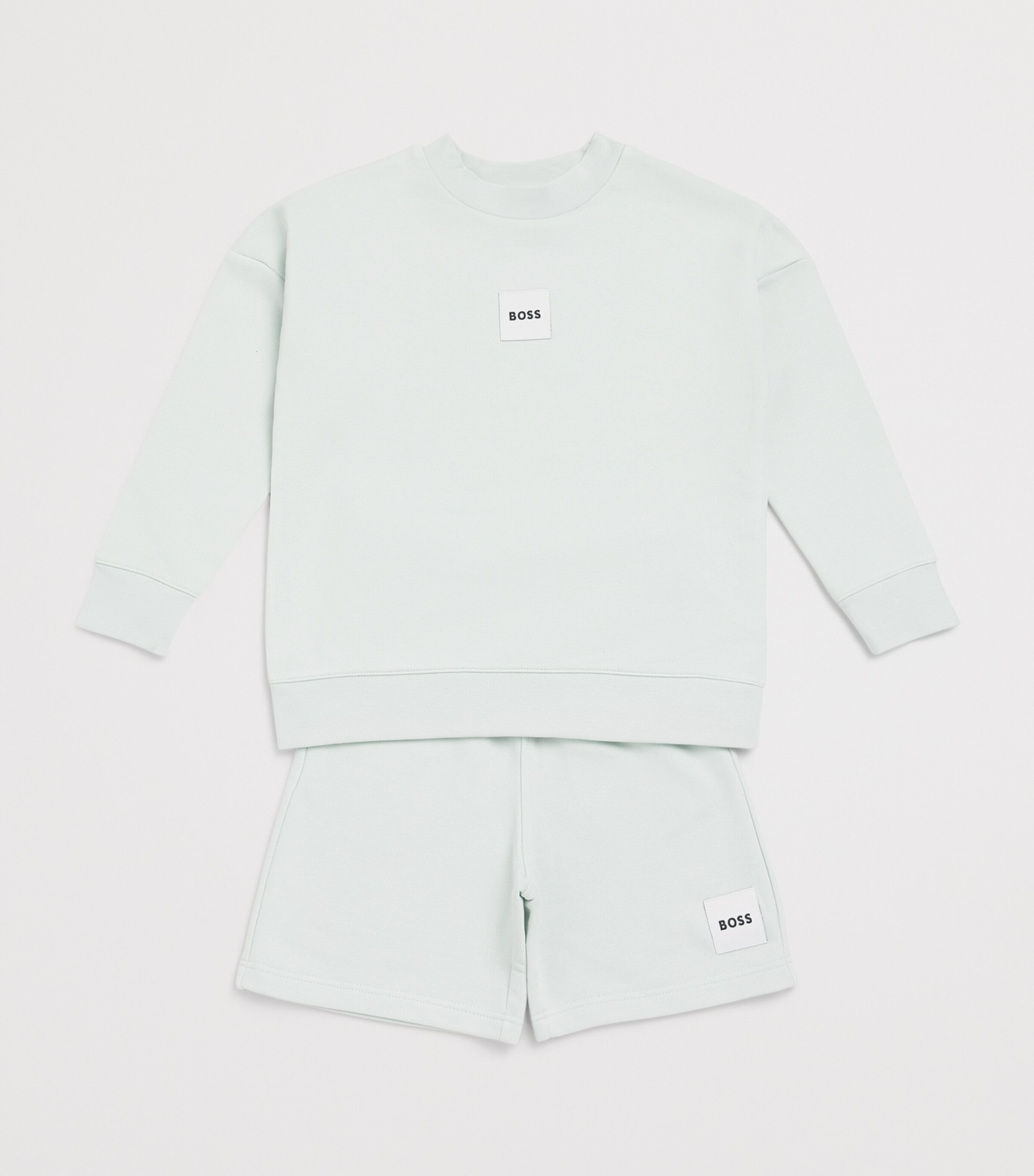 BOSS Kidswear Cotton-Blend Bermuda Shorts (4-16 Years) Green Image 3